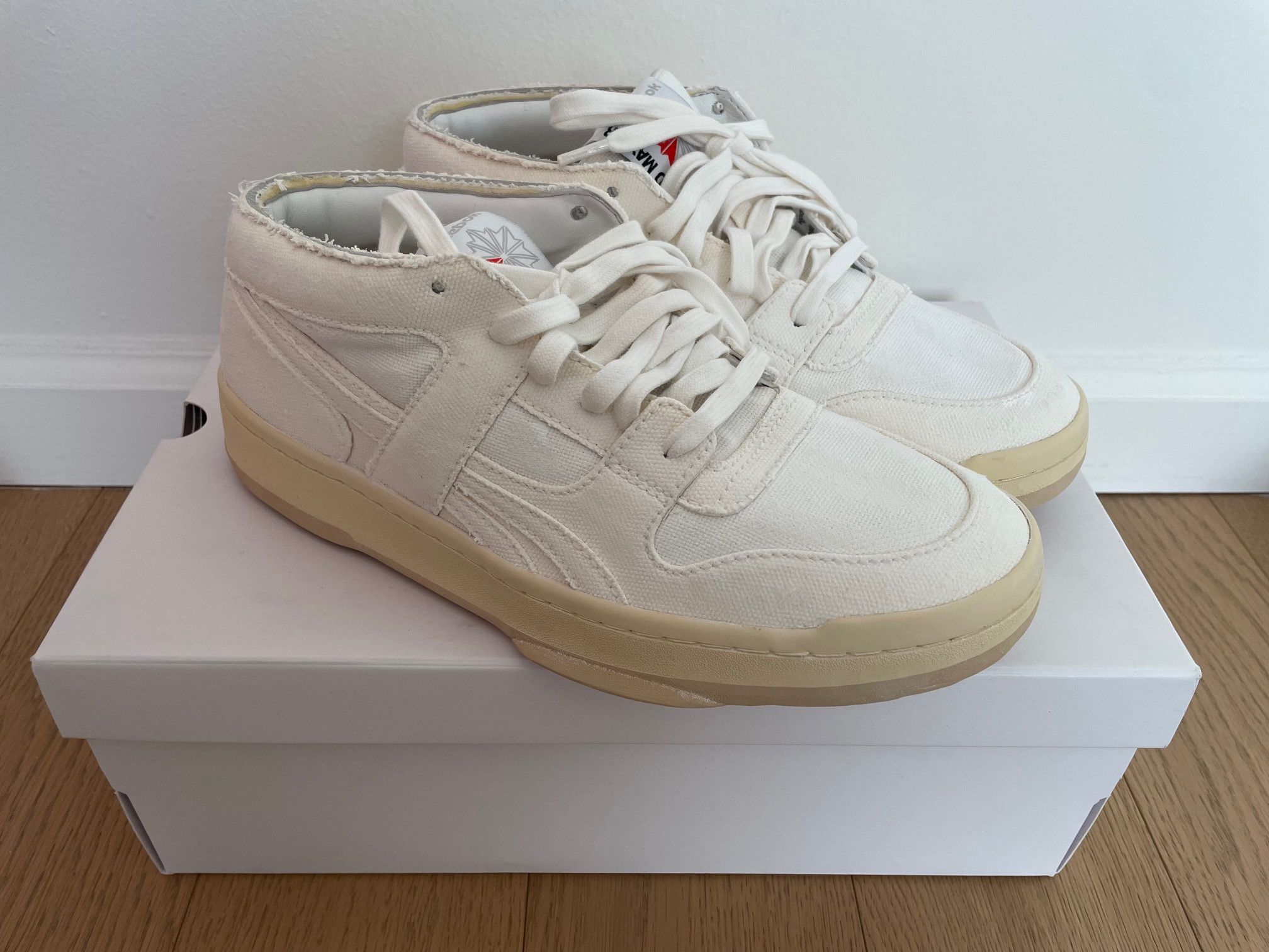 Hed Mayner × Reebok BB 5600 Sneakers Washed White Size US 9 / EU 42 - 1 Thumbnail