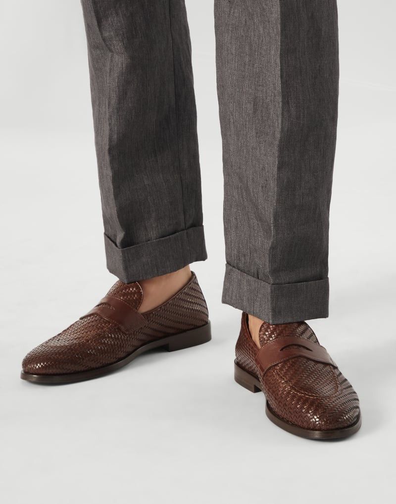 Brunello Cucinelli o1la1rc1a0425 Loafer in Brown Size US 8 / EU 41 - 5 Thumbnail