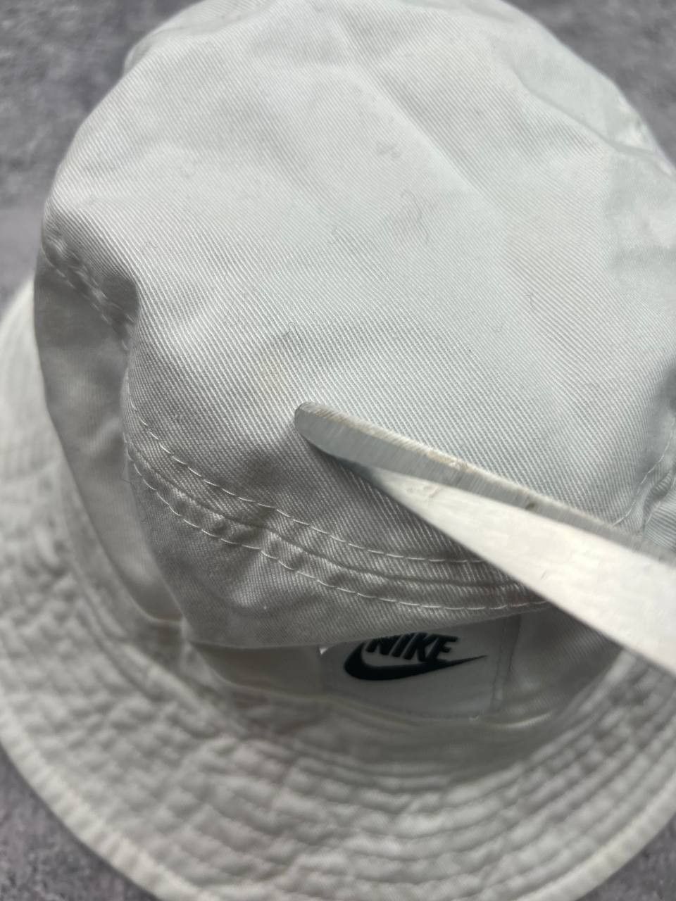 Nike Vintage Nike Panama Box Logo Hat Just Do It Cap Size ONE SIZE - 9 Thumbnail