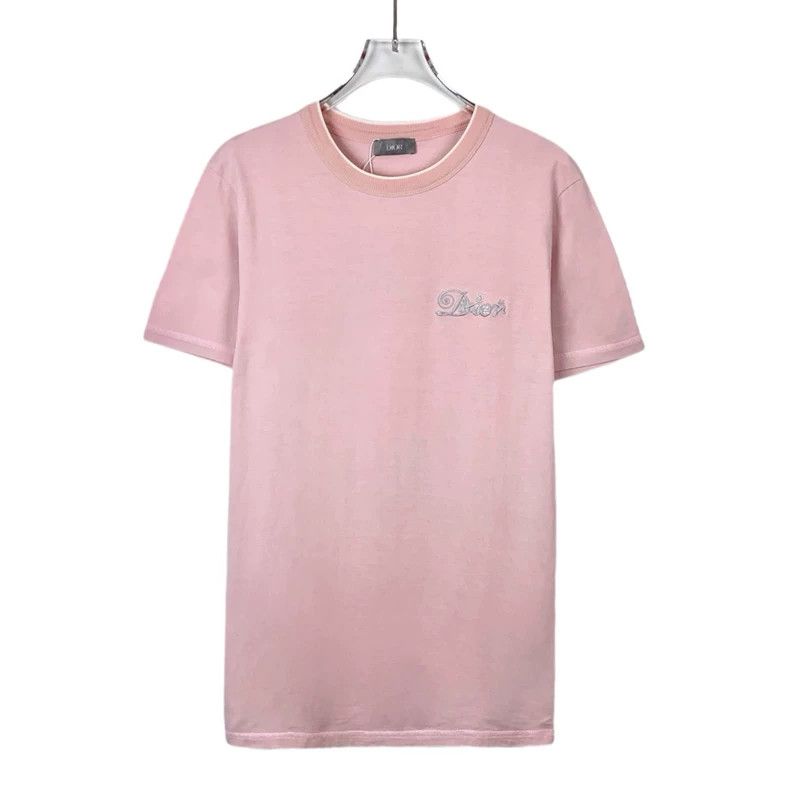 Dior Dior Pink logo embroidery printed cotton round-neck pullove Size US XS / EU 42 / 0 - 1 Thumbnail