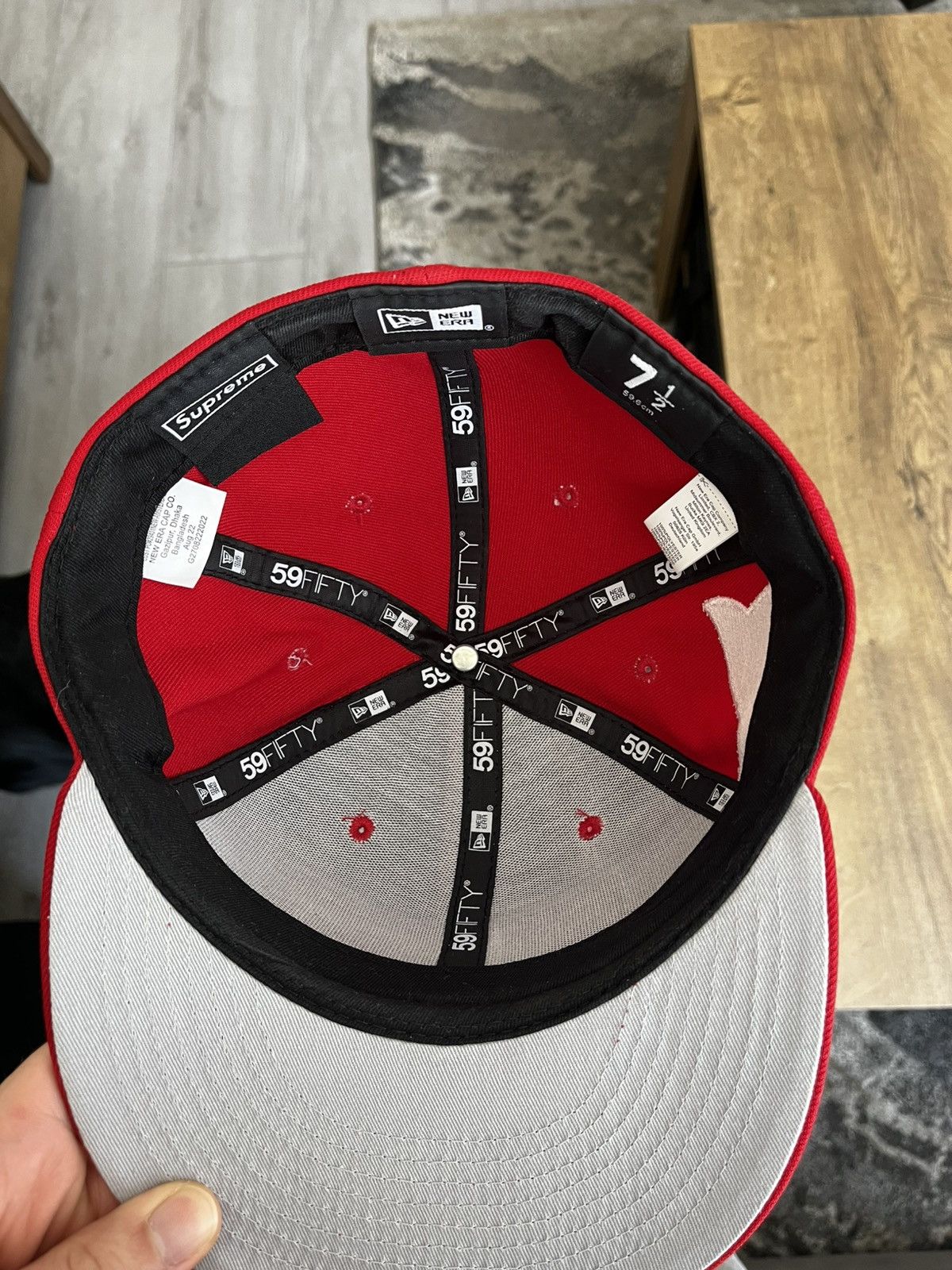 New Era × Supreme New Era Supreme Money Box Logo Size ONE SIZE - 6 Thumbnail