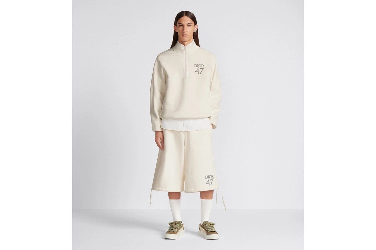 Dior o1bcso1str0225 Sweater with Stand Collar in White Size US S / EU 44-46 / 1 - 4 Thumbnail