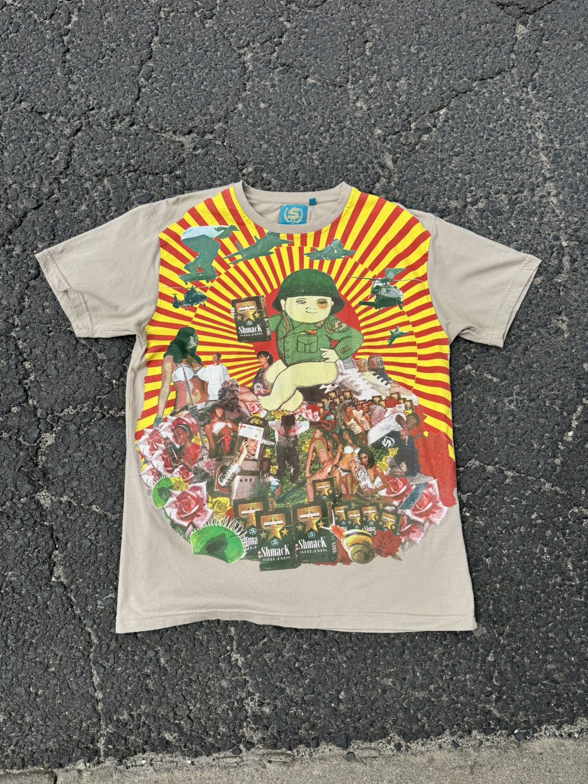 Y2K Shmack AOP Tshirt Japanese Brand JPG Type Bape Nigo SWAG