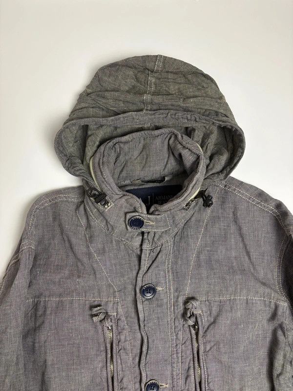 Emporio Armani Emporio Armani 30 Anniversary Linen Utility Jacket Size US L / EU 52-54 / 3 - 7 Thumbnail