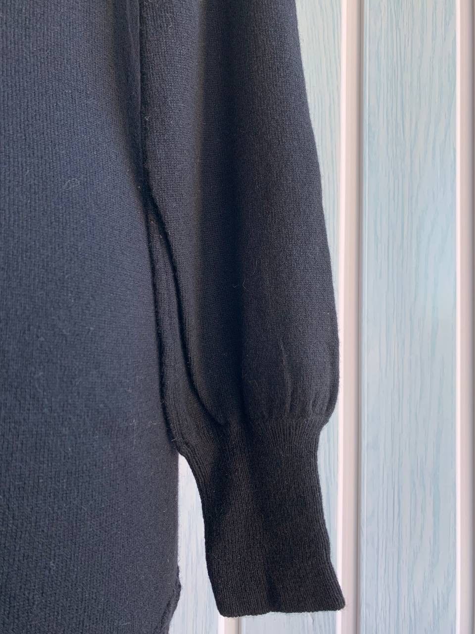 RED Valentino Red Valentino Black Wool & Cashmere Blend Knit A-Line Dress Size M / US 6-8 / IT 42-44 - 15 Thumbnail