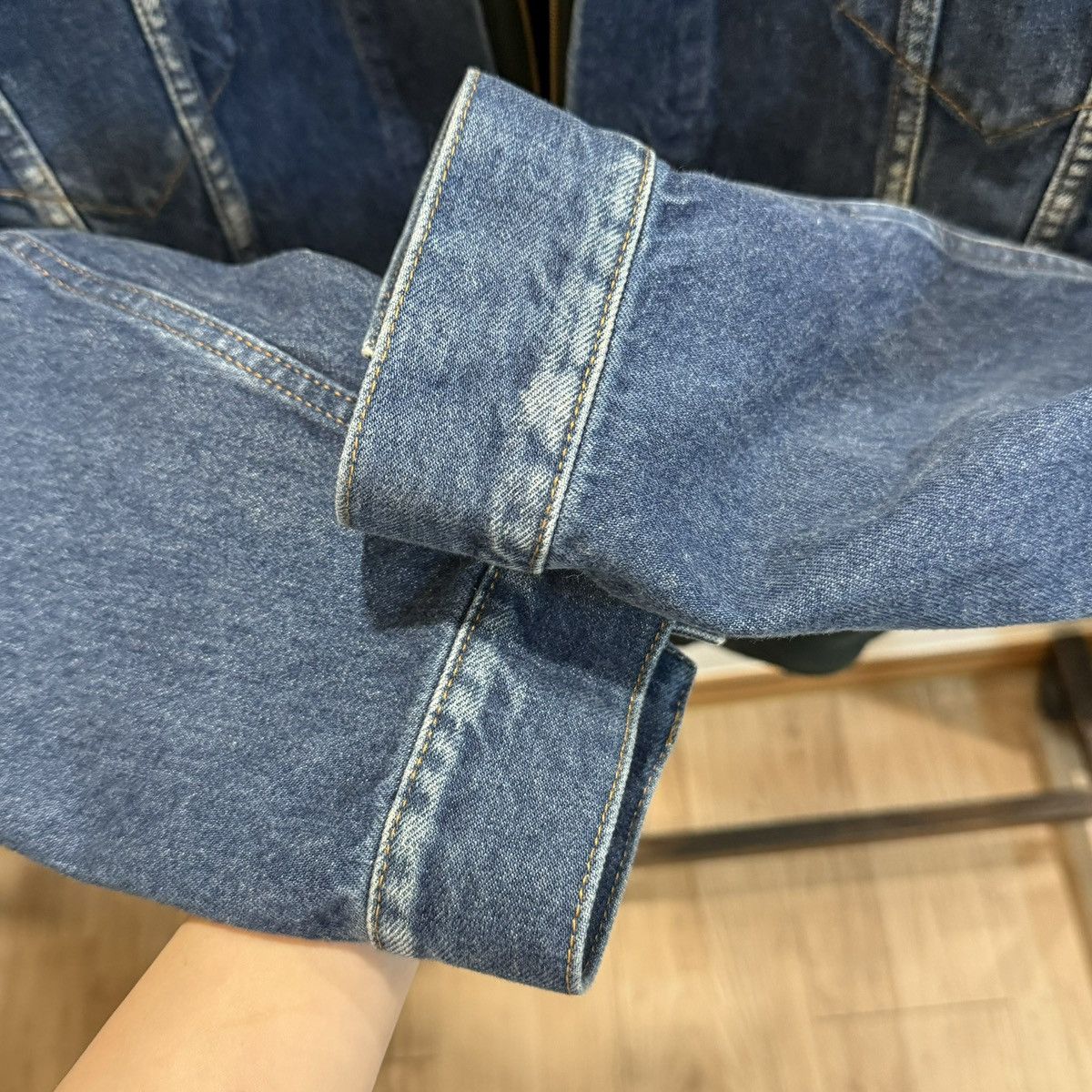Balenciaga Balenciaga 18AW Twin Set Denim Jacket (size 46) Size US S / EU 44-46 / 1 - 3 Thumbnail
