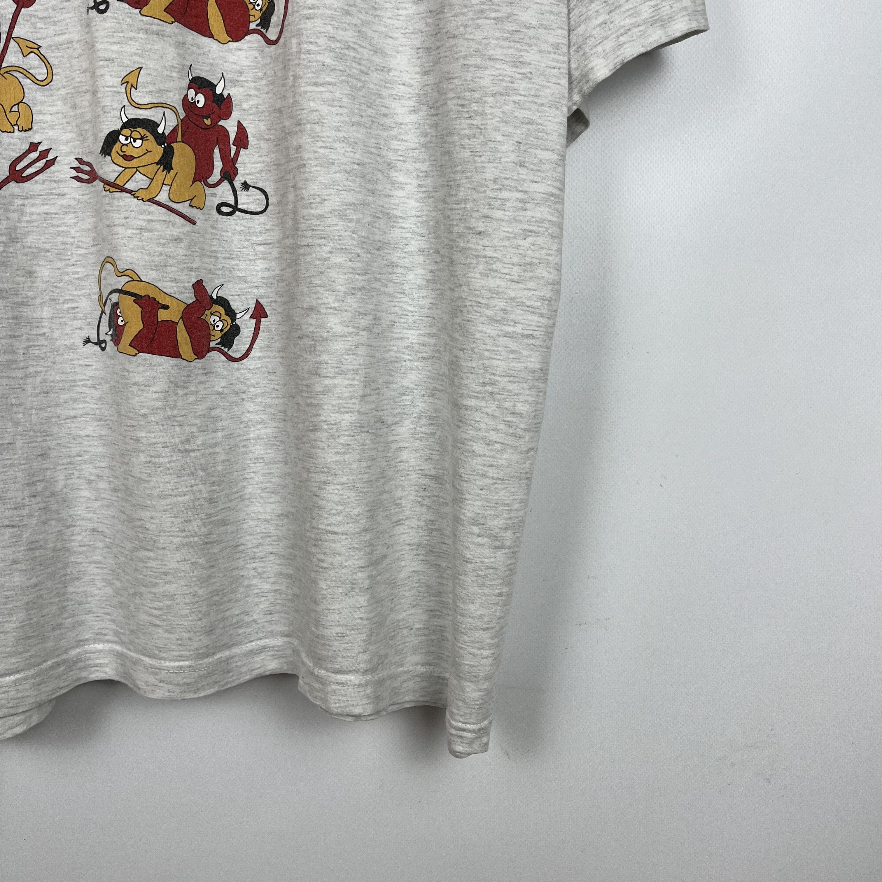Vintage Vintage Devil Sex Position Adult Funny T Shirt 90’s Size US L / EU 52-54 / 3 - 3 Thumbnail