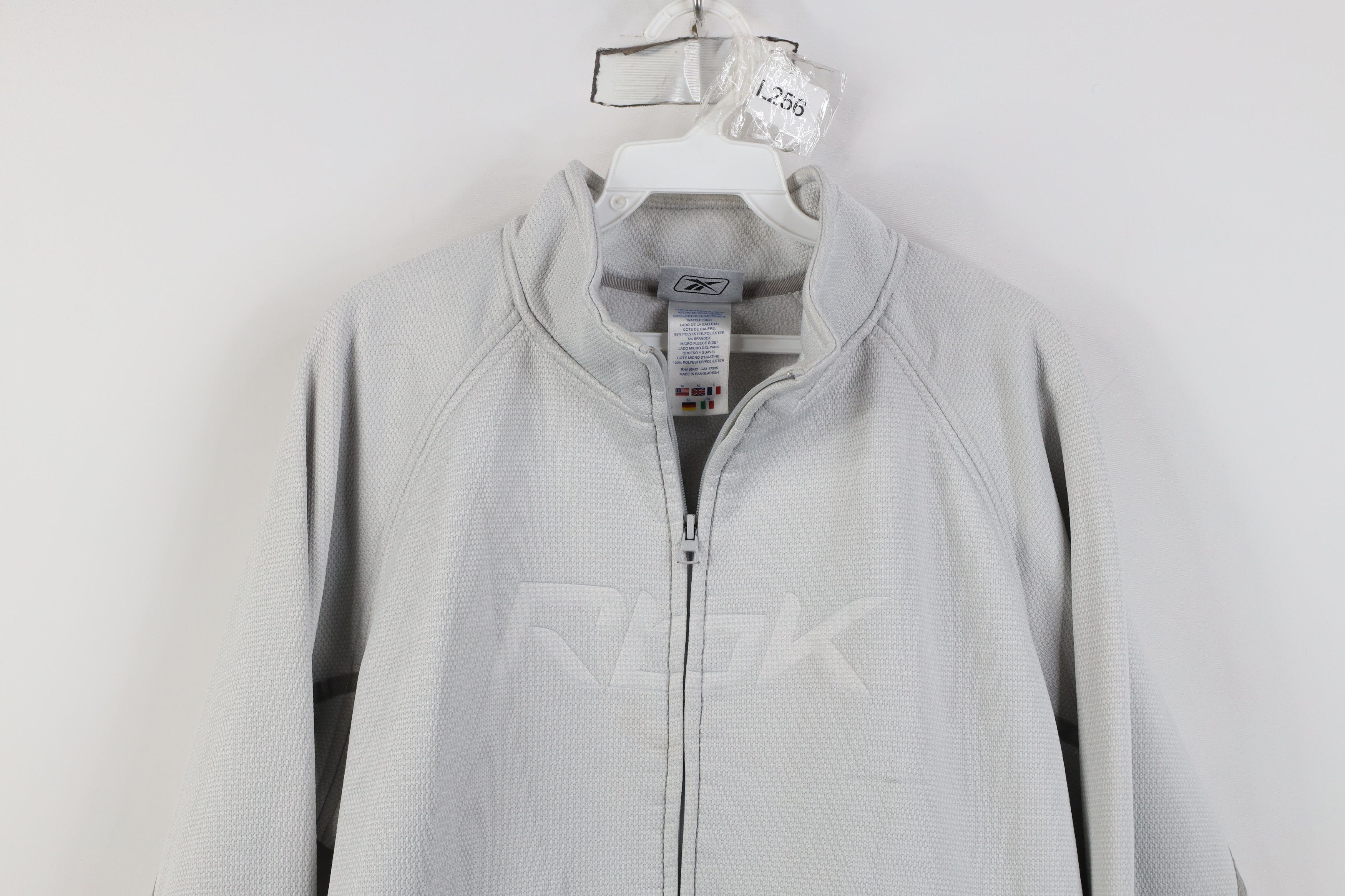Reebok Vintage Reebok Heavyweight Full Zip Track Jacket Gray Size US M / EU 48-50 / 2 - 2 Thumbnail