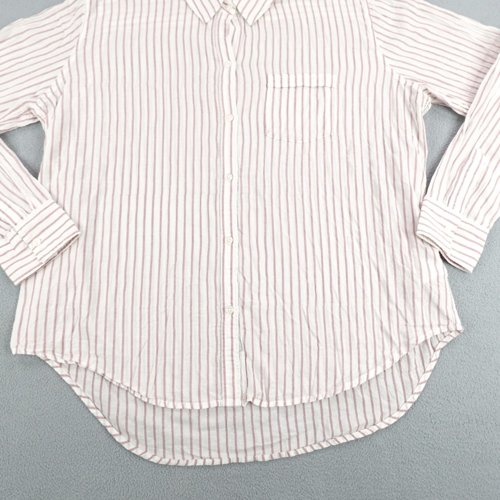 Rails VINTAGE Rails Button-Up Shirt Men's Large Red Striped Long Sleeve Performance Flex Blouse Size L / US 10 / IT 46 - 4 Thumbnail
