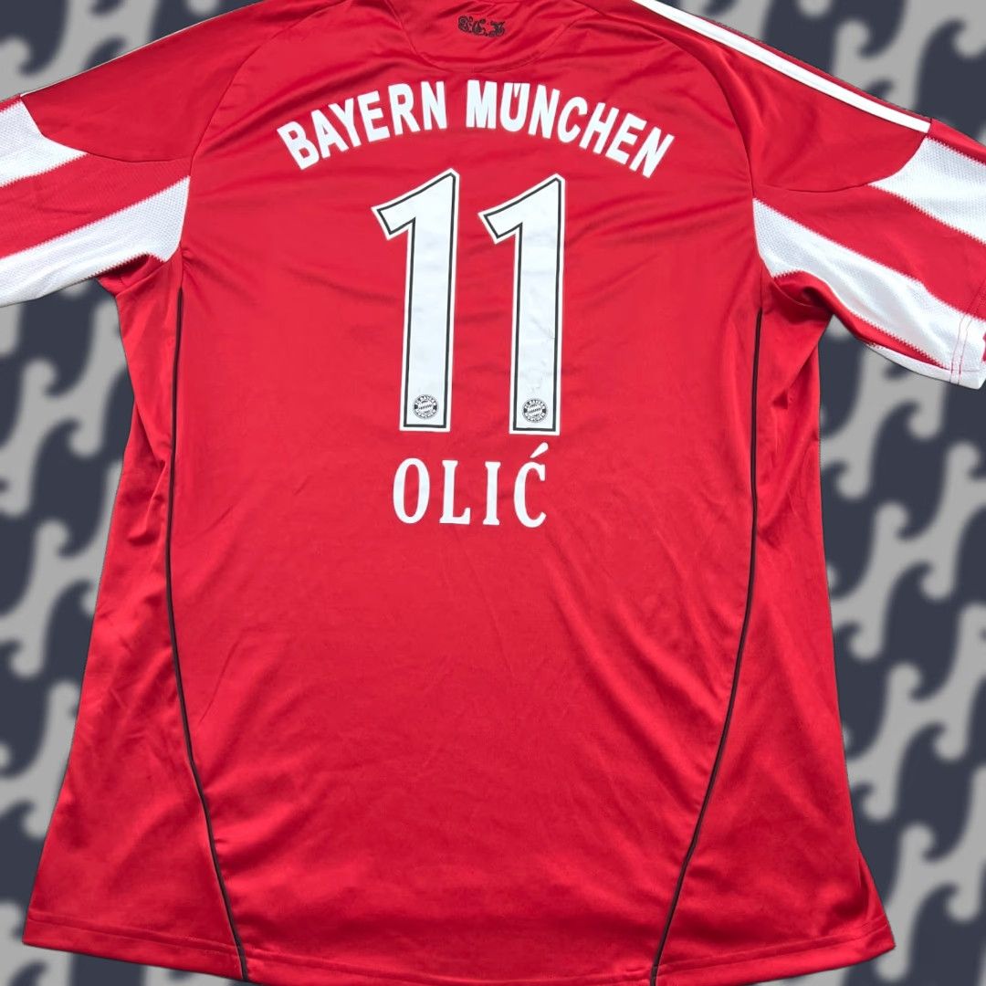 Adidas Bayern Munich Shirt Mens L Adidas Jersey Football Quick Dry Moisture Wicking Multicolor 2010 2011 Ivica Oli Home Size US L / EU 52-54 / 3 - 1 Thumbnail