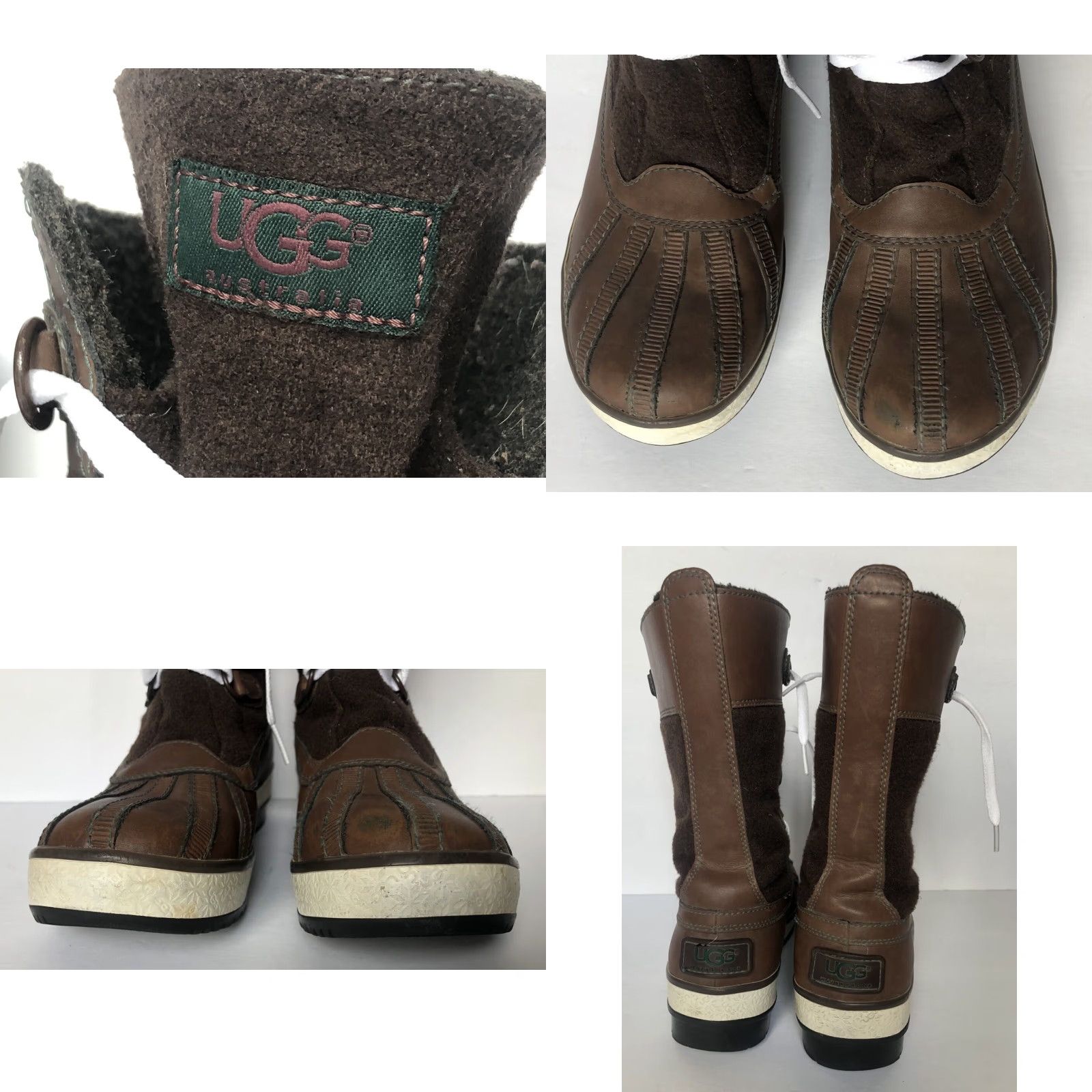 Ugg UGG Boot Women Brown Waterproof Lace Up 6 Size US 6 / IT 36 - 8 Thumbnail
