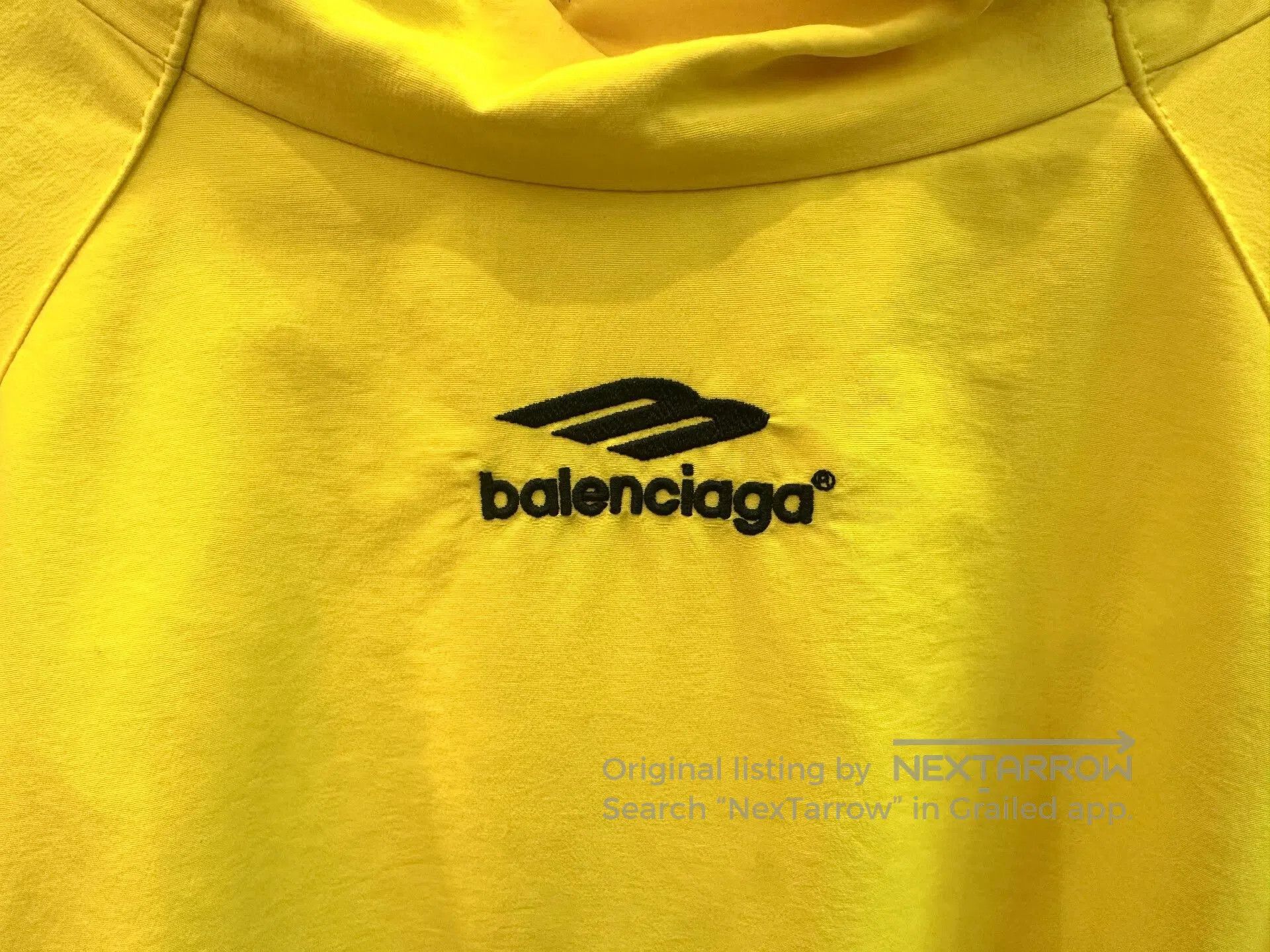 Balenciaga balenciaga yellow high-neck long sleeve jacket. Size US M / EU 48-50 / 2 - 2 Thumbnail