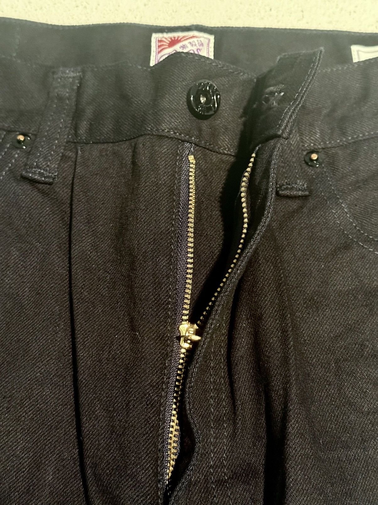 Prps PRPS AMX natural indigo/black jean- high rise tapered Size 31" - 5 Thumbnail