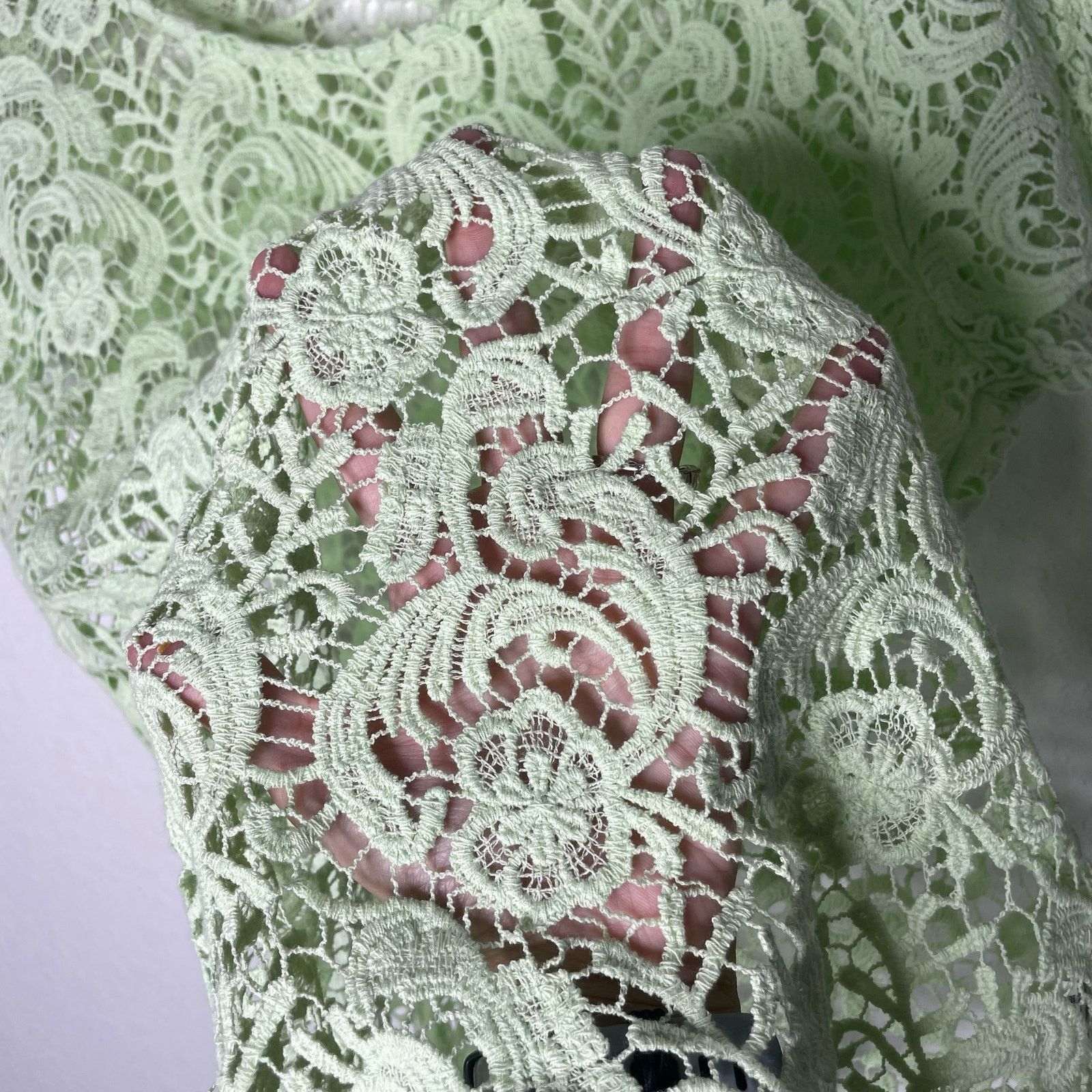 Other Thyme and Honey Lace Crochet Top Size S / US 4 / IT 40 - 3 Thumbnail