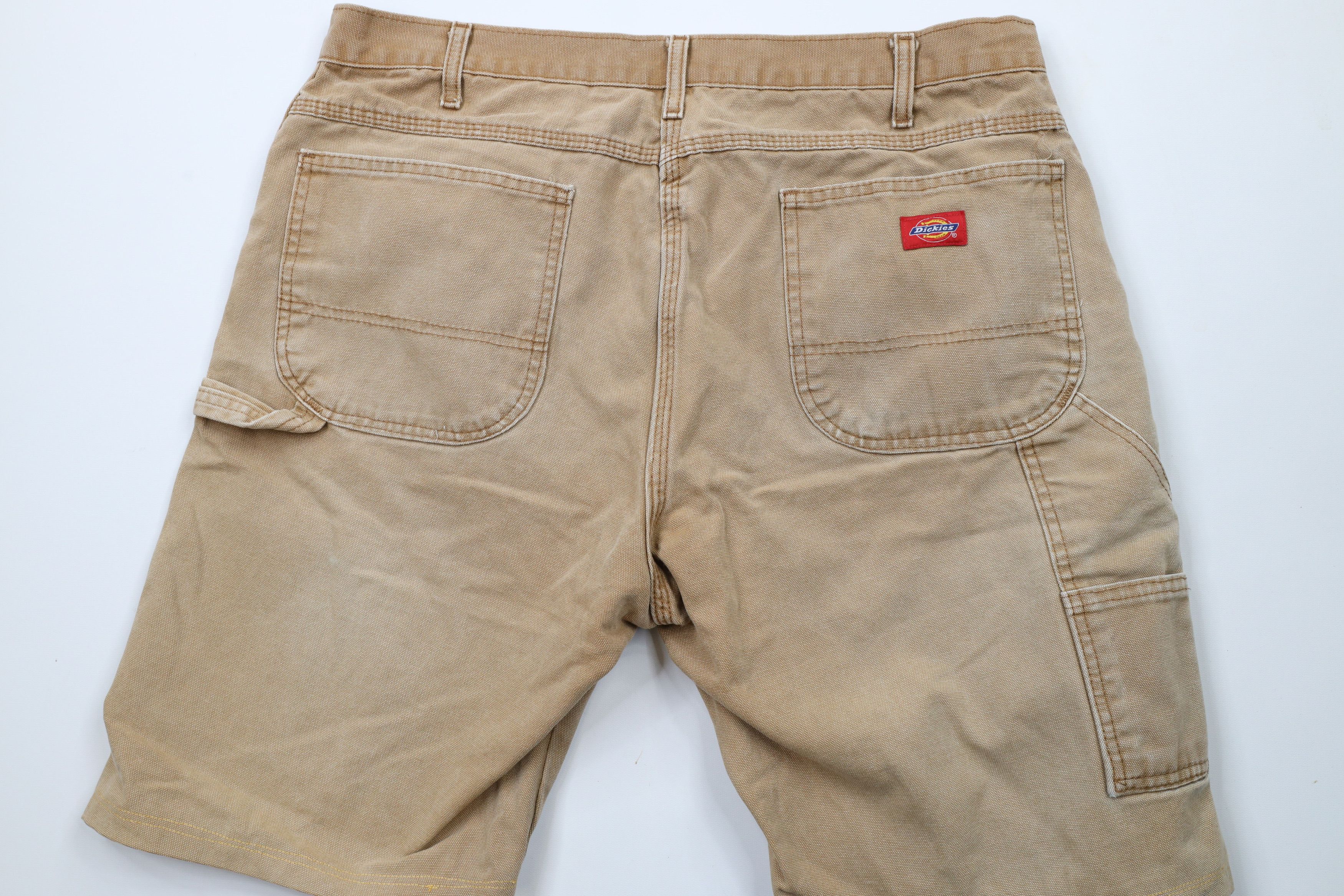 Dickies × Vintage Vintage Dickies Out Canvas Work Shorts Duck Brown Cotton Size US 36 / EU 52 - 12 Thumbnail