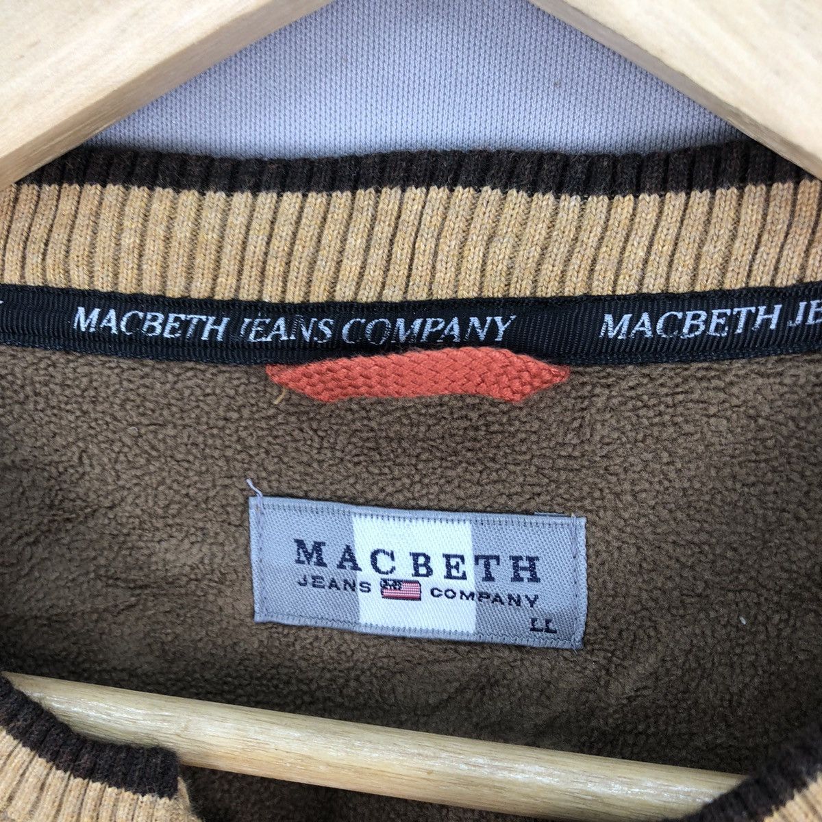 Macbeth Macbeth Jeans Company Velvet Single Pocket Sweater Size US L / EU 52-54 / 3 - 10 Thumbnail