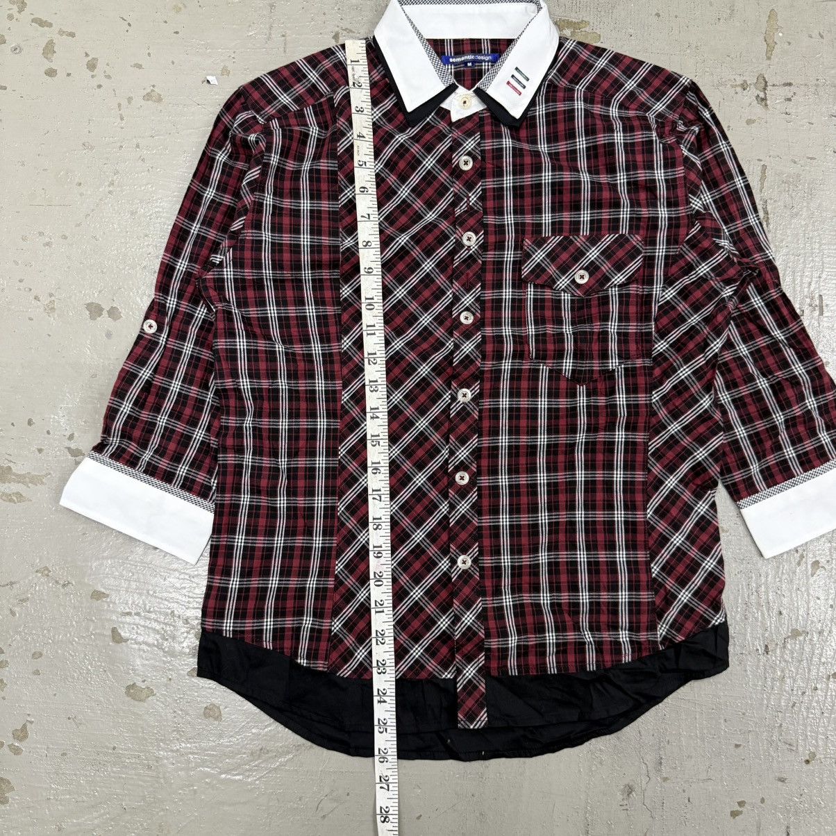 If Six Was Nine Semantic design Gothic Punk Riot Flannel Doibke Collar Size US M / EU 48-50 / 2 - 5 Thumbnail