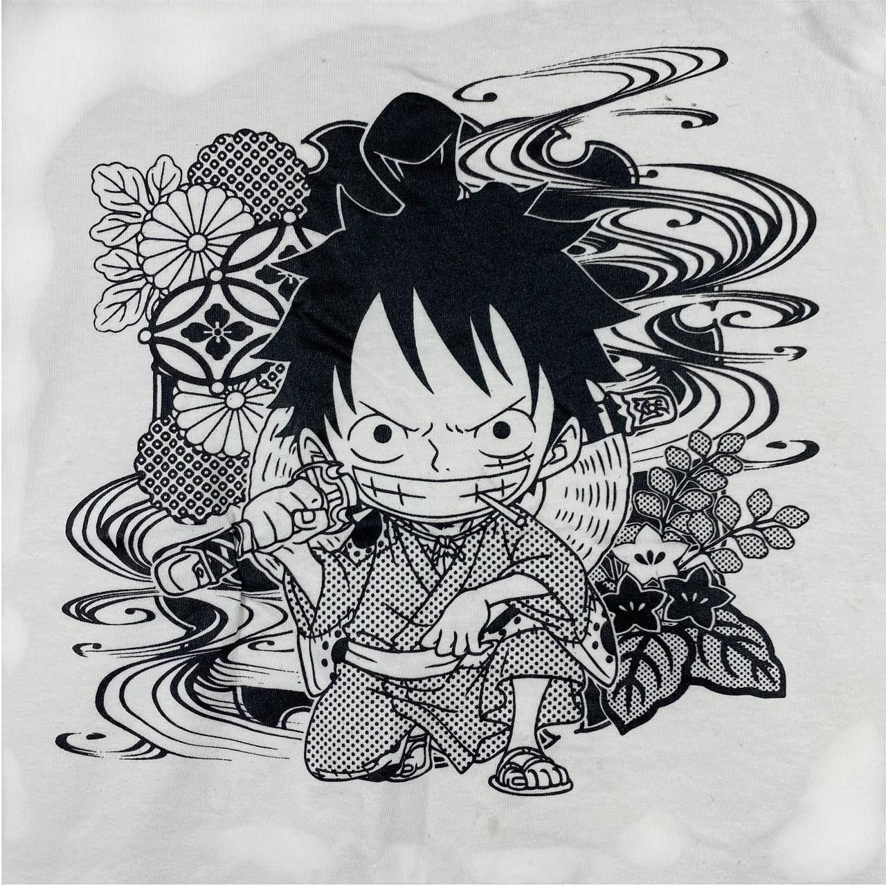 Anime ONE PIECE ANIME Luffy Illustration Manga Movie Tee Shirt Size S / US 4 / IT 40 - 3 Thumbnail