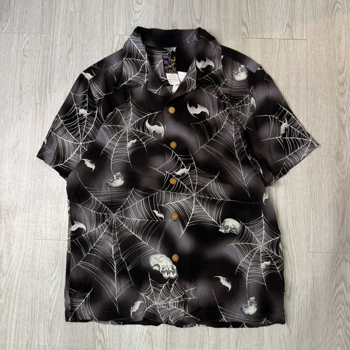 Japanese Brand Oniwa soto rayon button shirt hawaiian skeleton Size US L / EU 52-54 / 3 - 1 Thumbnail