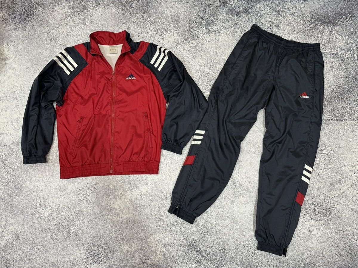 Adidas vintage tracksuit top and pants