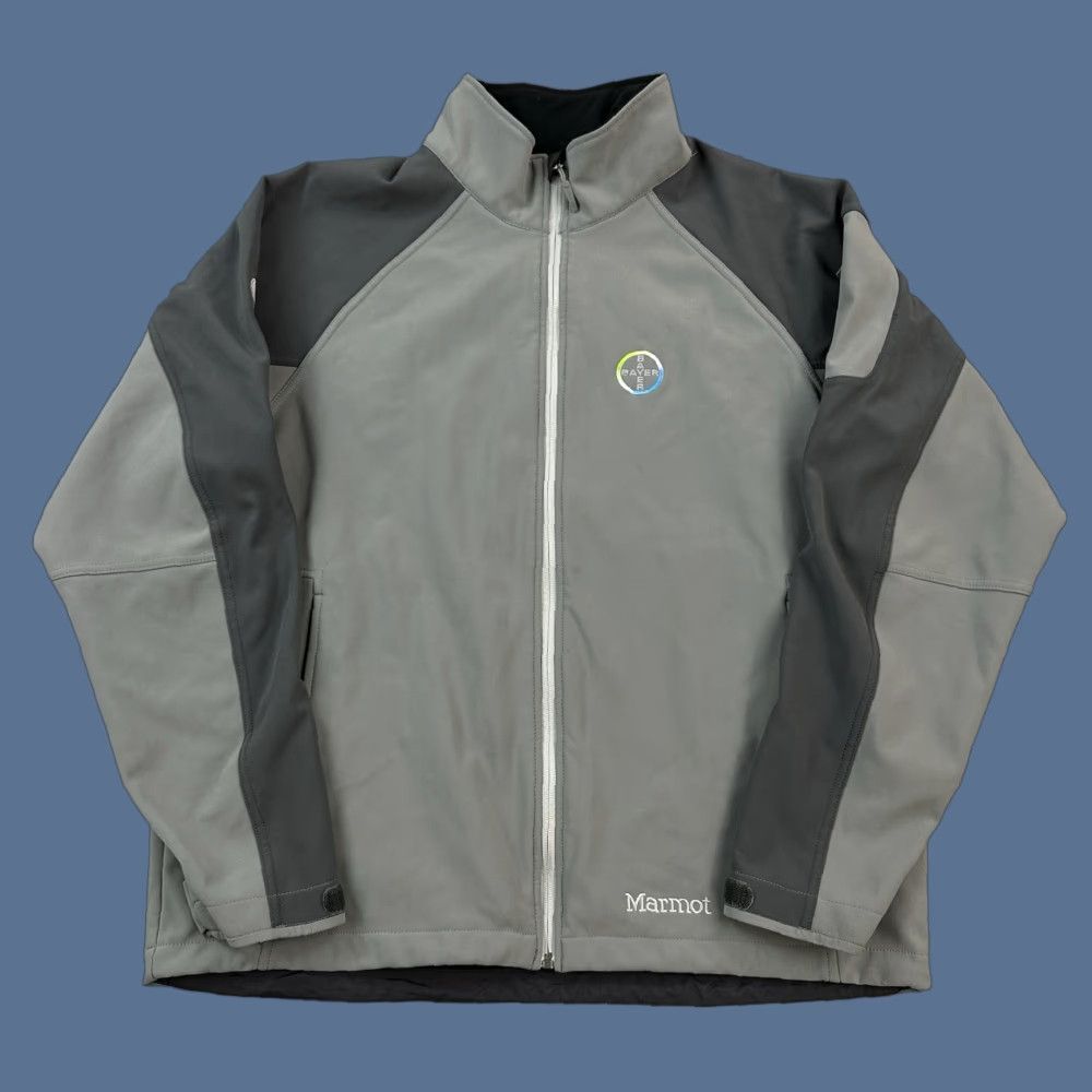 Marmot Marmot Gravity Jacket Mens XL Gray Colorblock Soft Shell Embroidered Logo Casual Size US XL / EU 56 / 4 - 1 Thumbnail