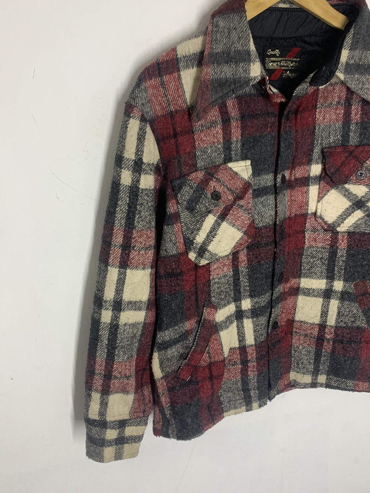 Sears Vintage SEARS Wool Flannel Tartan Jacket Size US M / EU 48-50 / 2 - 3 Thumbnail