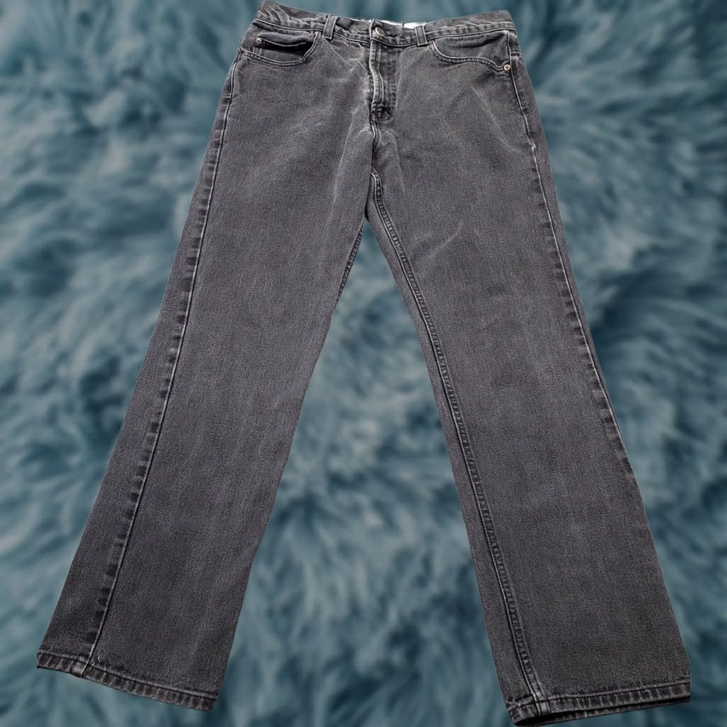Vintage BCC Blues Straight Jeans Mens Size 34 Black Regular 5-Pocket Design Denim Flat Front 32/32 Inseam 34/32 Size US 34 / EU 50 - 1 Thumbnail