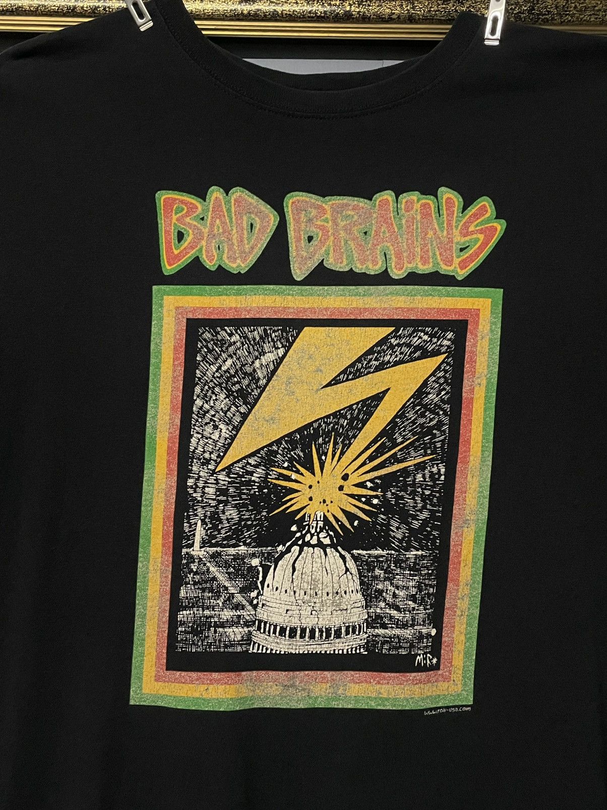 Band Tees Vintage Original Bad Brains American Punk Cover Album Tshirt Size US XL / EU 56 / 4 - 3 Thumbnail