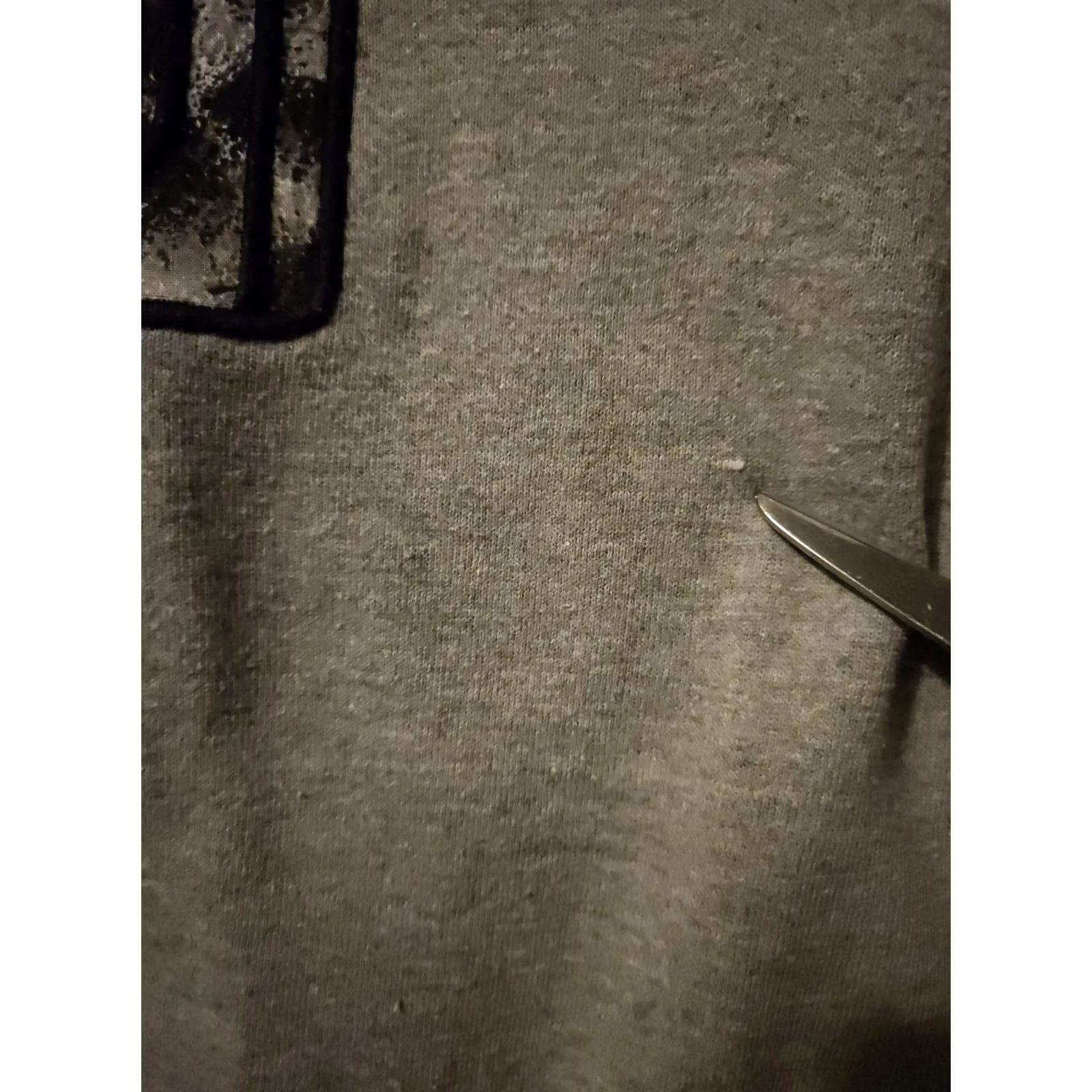 Jerzees VINTAGE Jerzees Sweatshirt Women's 2XL Gray Collared Embroidered Cat Pullover Sweatshirt Size XXL / US 16-18 / IT 52-54 - 6 Thumbnail