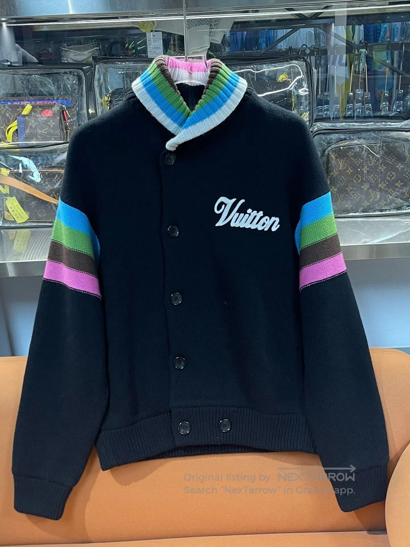 Louis Vuitton Louis Vuitton x Tyler Embroidered Wool Jacket. Size US S / EU 44-46 / 1 - 1 Thumbnail