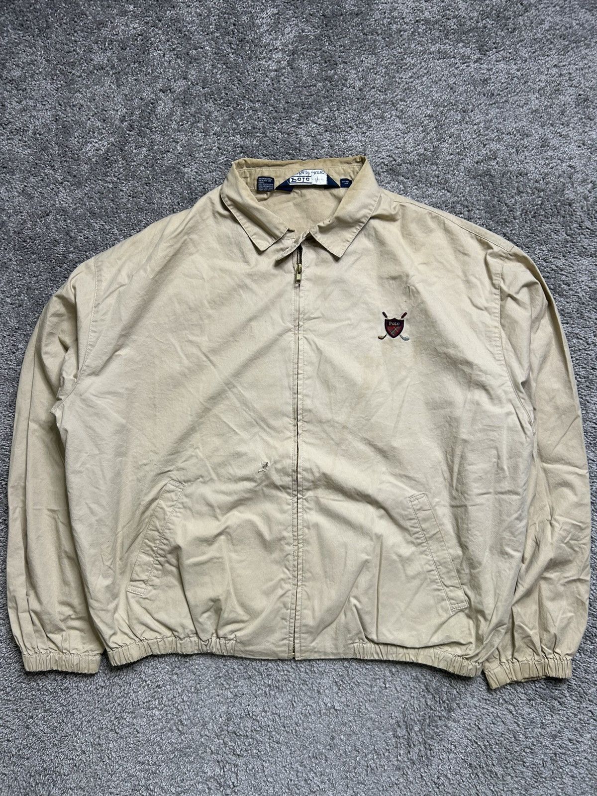 Polo Ralph Lauren Vintage 80s/90s Polo Ralph Lauren Golf Herrington Jacket Size US XL / EU 56 / 4 - 1 Thumbnail