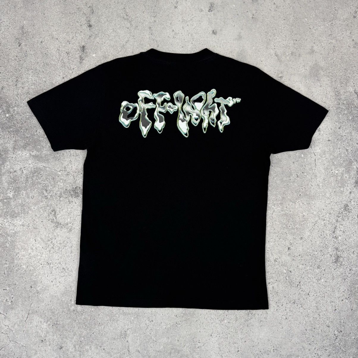 Off-White 🐼Men's Vintage T-Shirt Off-White Cut Here LG-425 Rare