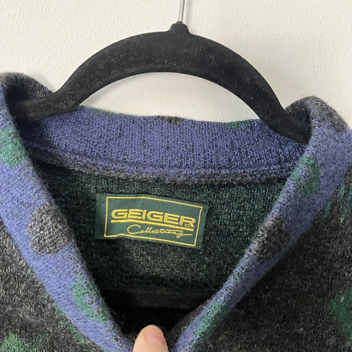 Willis & Geiger Vintage Geiger Wool Cardigan Jacket Knit Button Up Retro 90s Size US M / EU 48-50 / 2 - 4 Thumbnail