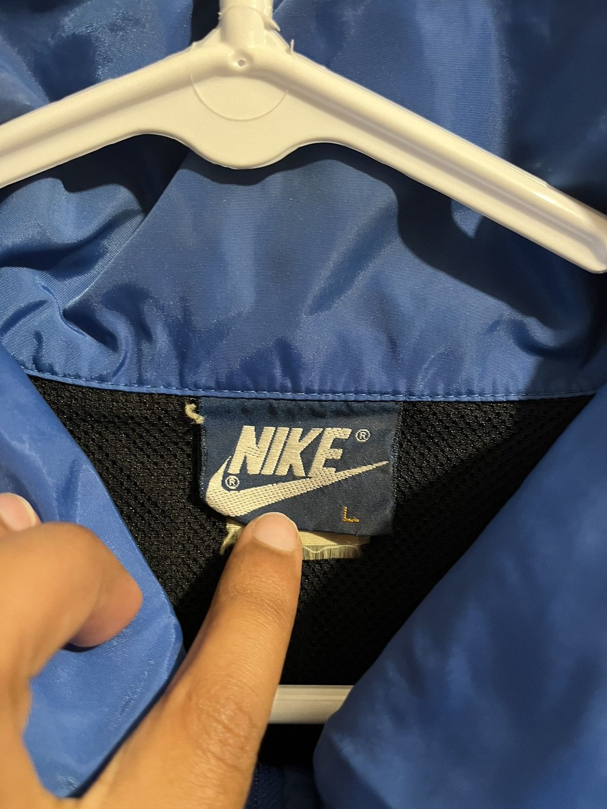 Nike × Vintage Vintage 80’s Nike windbreaker Size US L / EU 52-54 / 3 - 3 Thumbnail