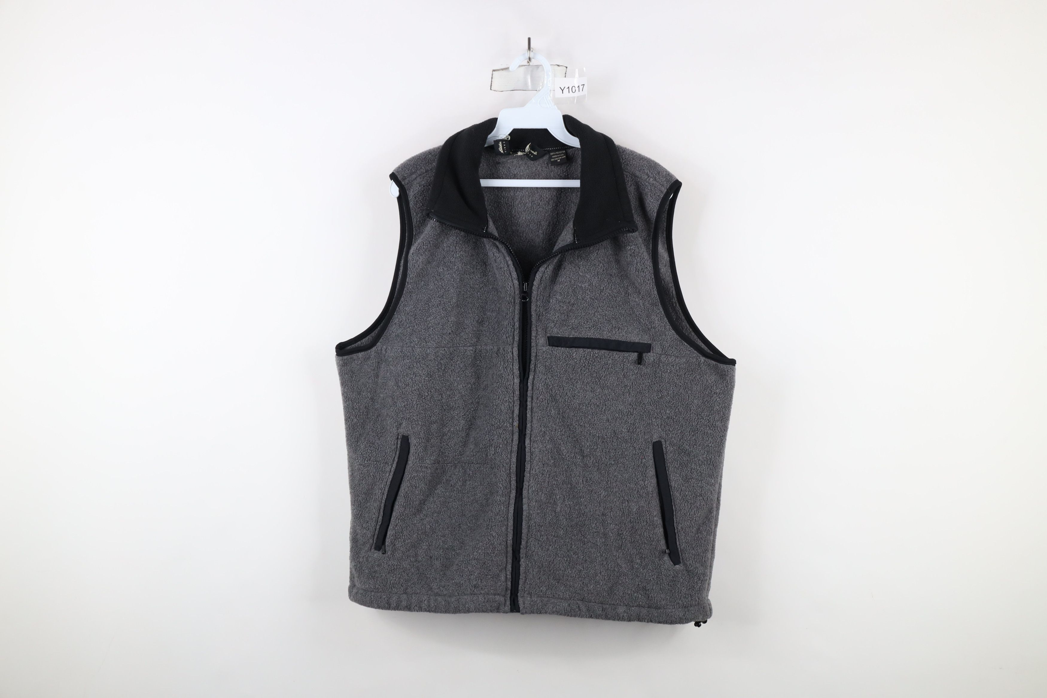 Eddie Bauer × Vintage Vintage 90s Eddie Bauer Full Zip Fleece Vest Jacket Gray USA Size US M / EU 48-50 / 2 - 1 Thumbnail