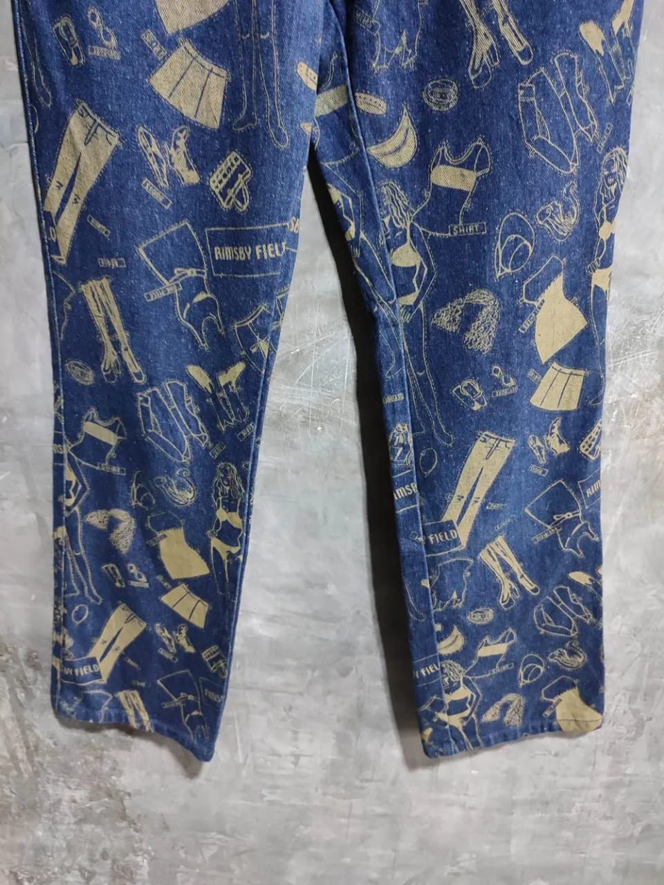 Japanese Brand Rimsby Field Fullprint Pants Size 28" / US 6 / IT 42 - 3 Thumbnail
