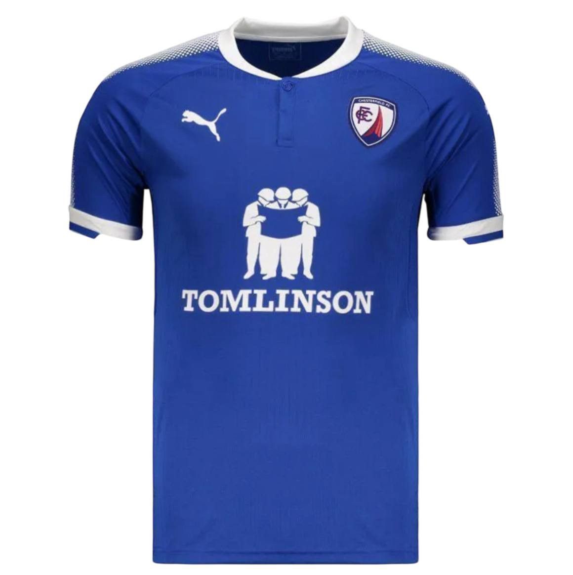 Puma 2018/19 CHESTERFIELD FC HOME SOCCER JERSEY FOOTBALL SHIRT M Size US M / EU 48-50 / 2 - 1 Thumbnail
