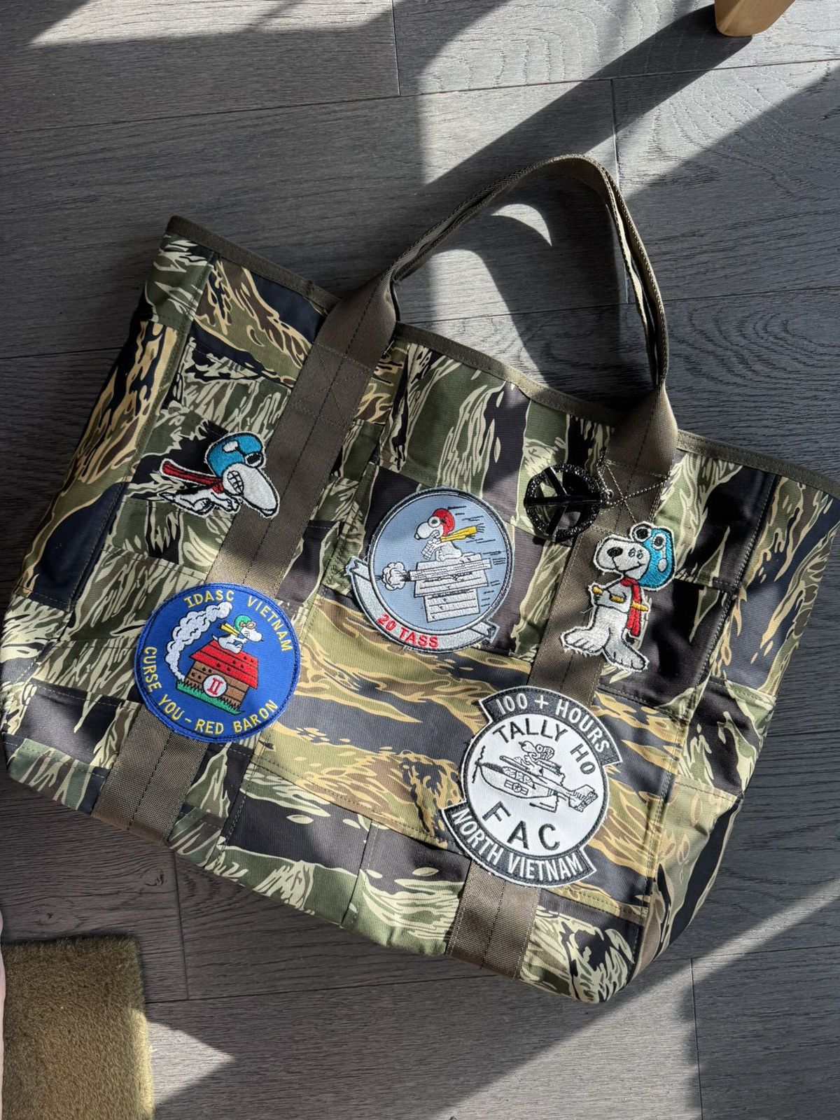 TSPTR TSPTR X East Asia Supply X Peanuts Camo Patchwork Bag Size ONE SIZE - 3 Thumbnail