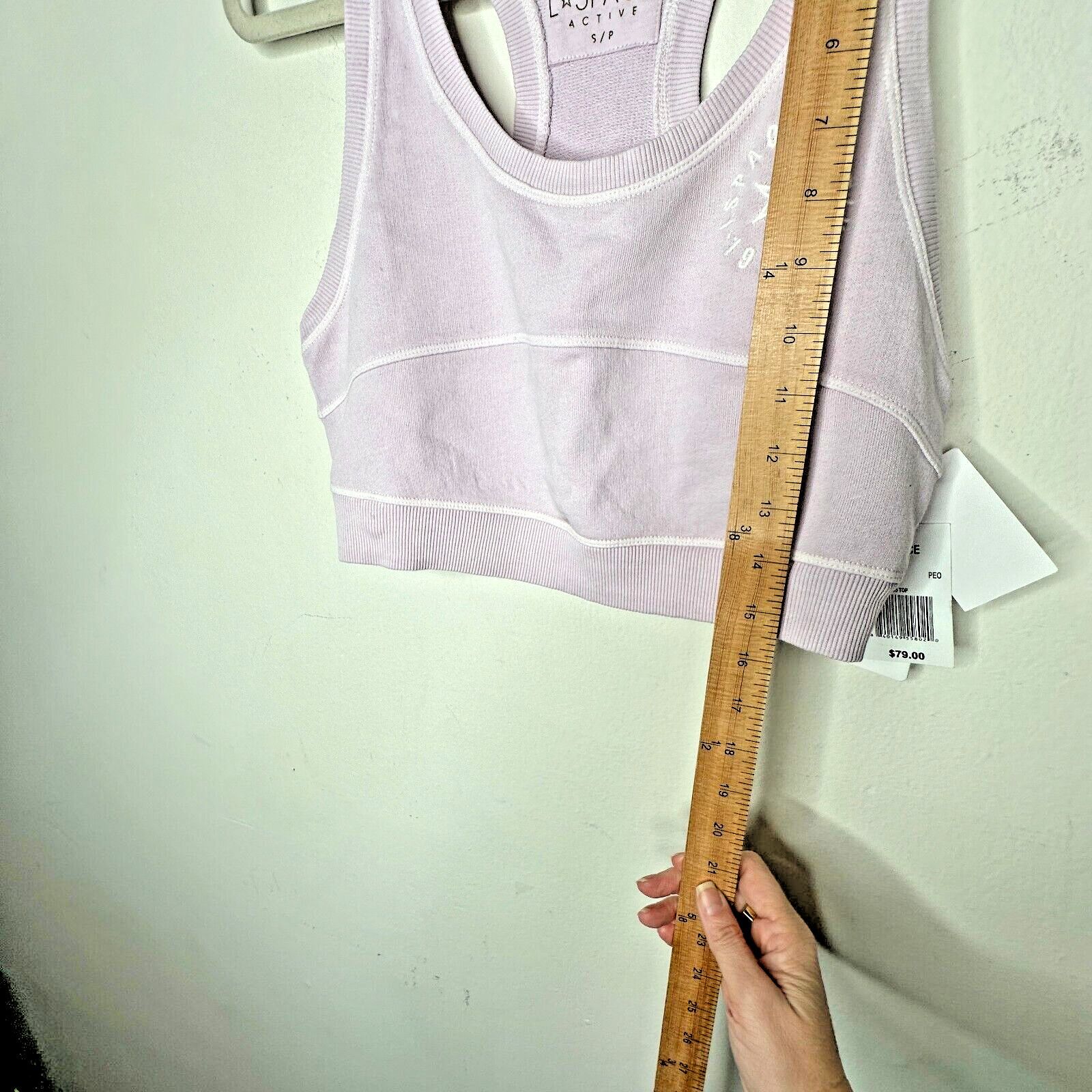 Other NWT L*Space Out Of Bounds Lilac Crop Scoop Racerback Bra S Size S / US 4 / IT 40 - 12 Thumbnail