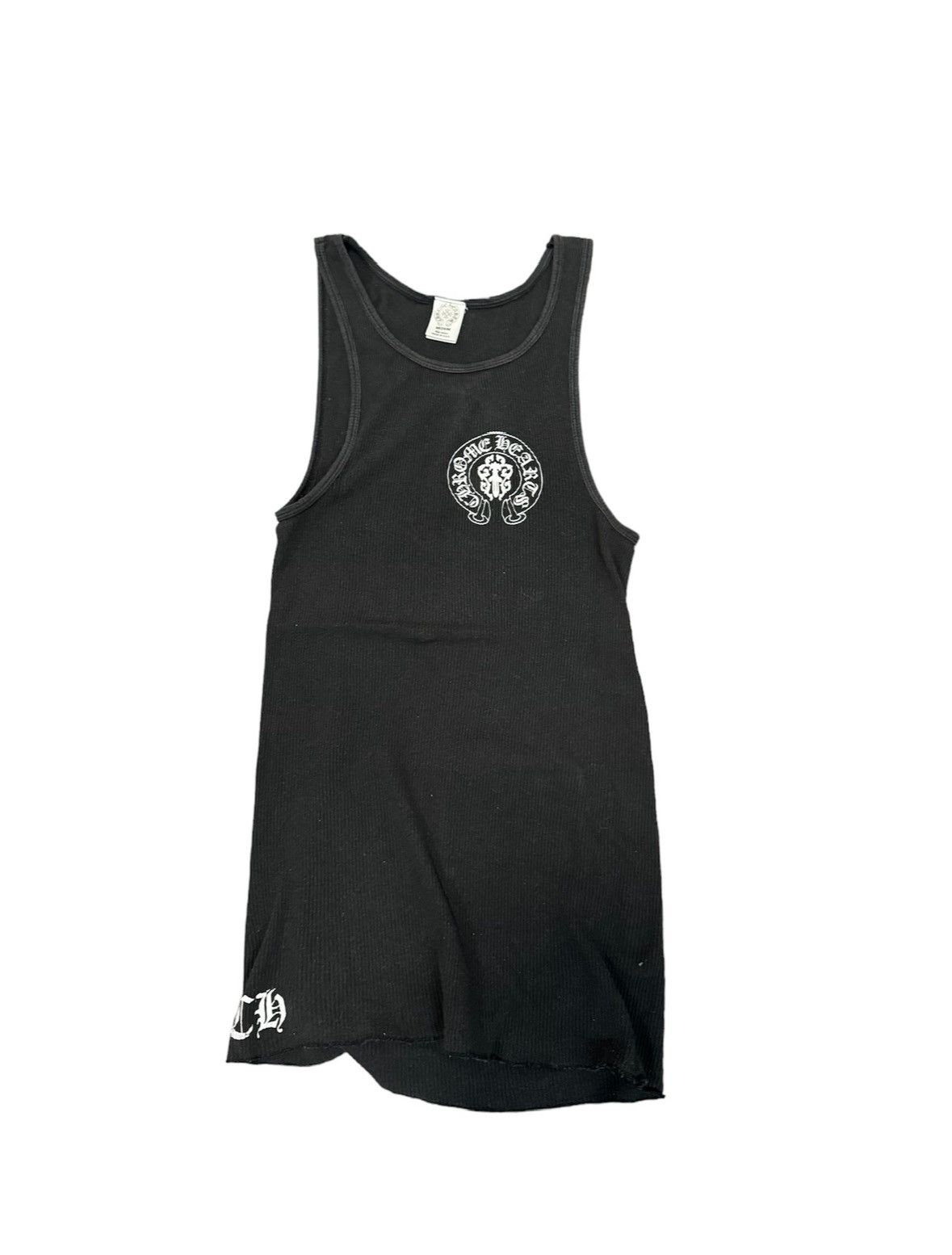 トップス chrome hearts HAIRY CROSS RIB TANK L Chrome Hearts Hairy Cross Rib Tank Black Men's - SS25 - US