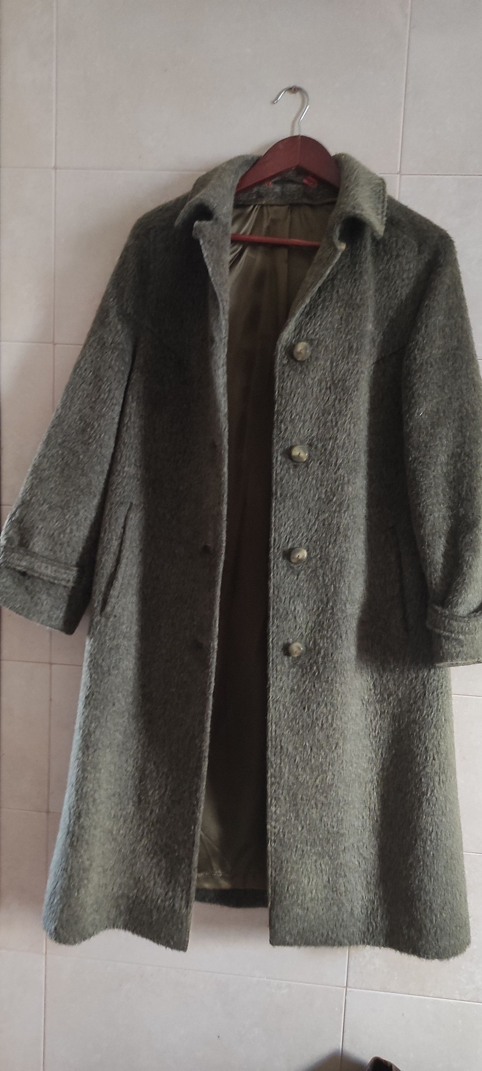 Other Calw Vintage Lamma Wool luxury Coat Made Natural Noble Size M / US 6-8 / IT 42-44 - 18 Thumbnail