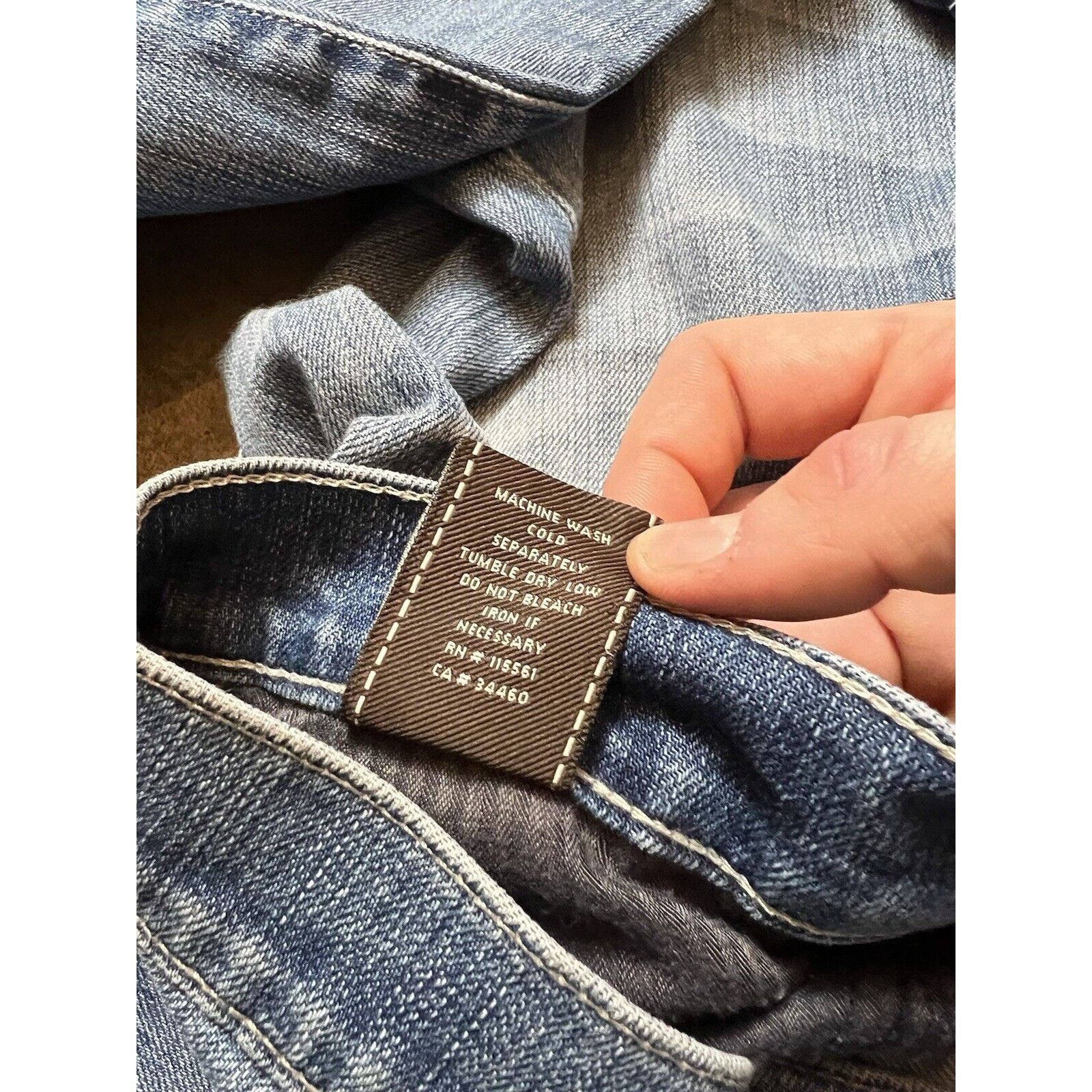 7 For All Mankind Seven For All Mankind Dojo Blue Jeans Womens Size 31 Size 31" - 9 Thumbnail