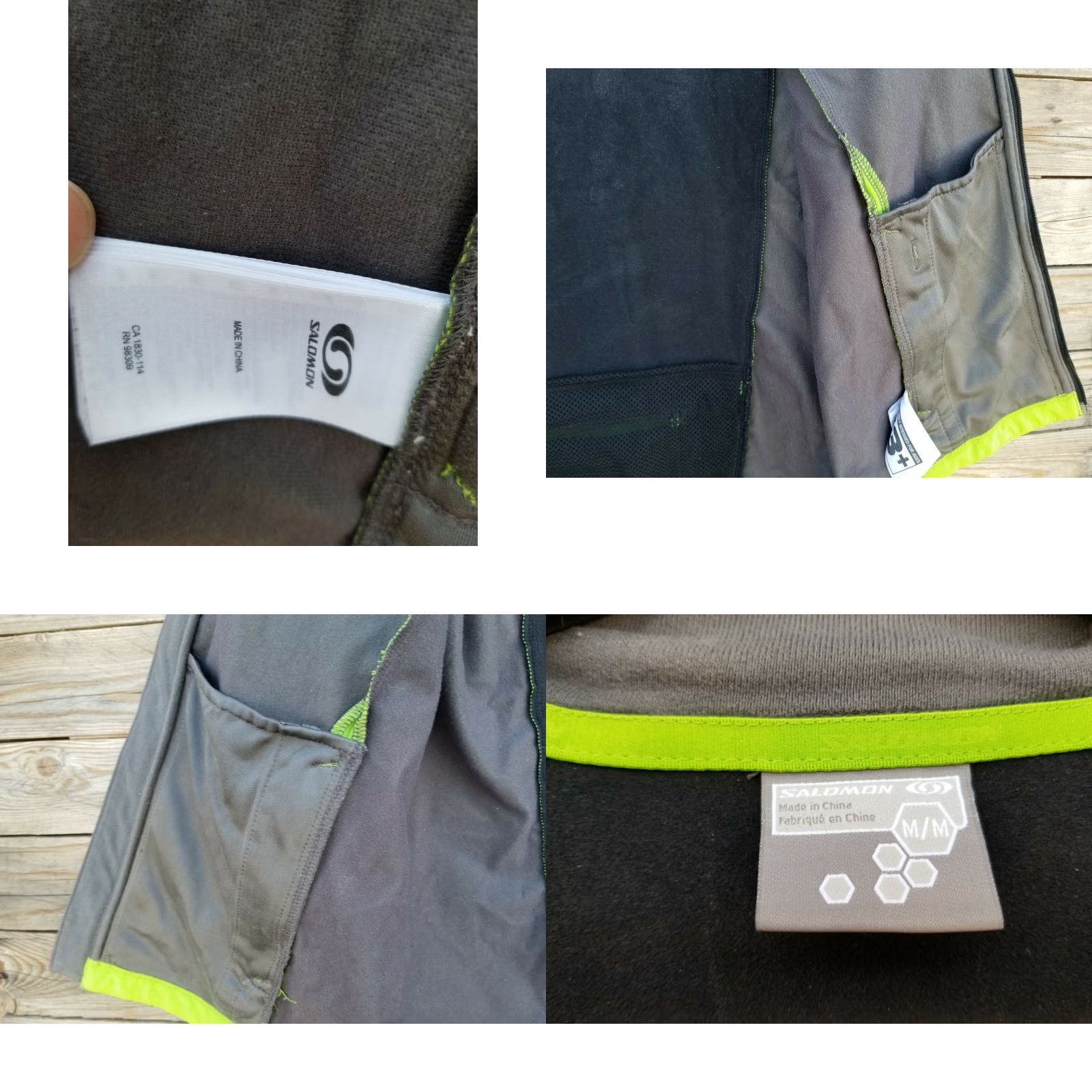 Salomon Salomon Clima Wind Womens Green Full Zip Windbreaker Jacket Size Medium Size M / US 6-8 / IT 42-44 - 8 Thumbnail