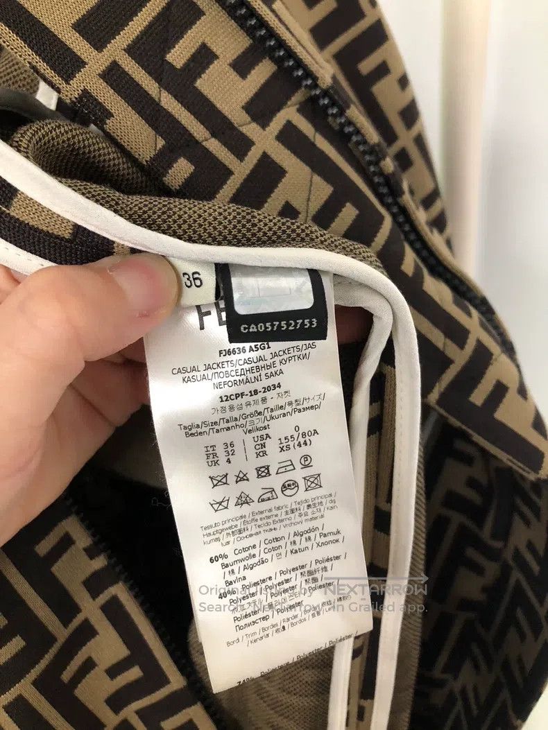 Fendi Fendi All-Print Jacket Size XXS / US 00 / IT 34 - 3 Thumbnail