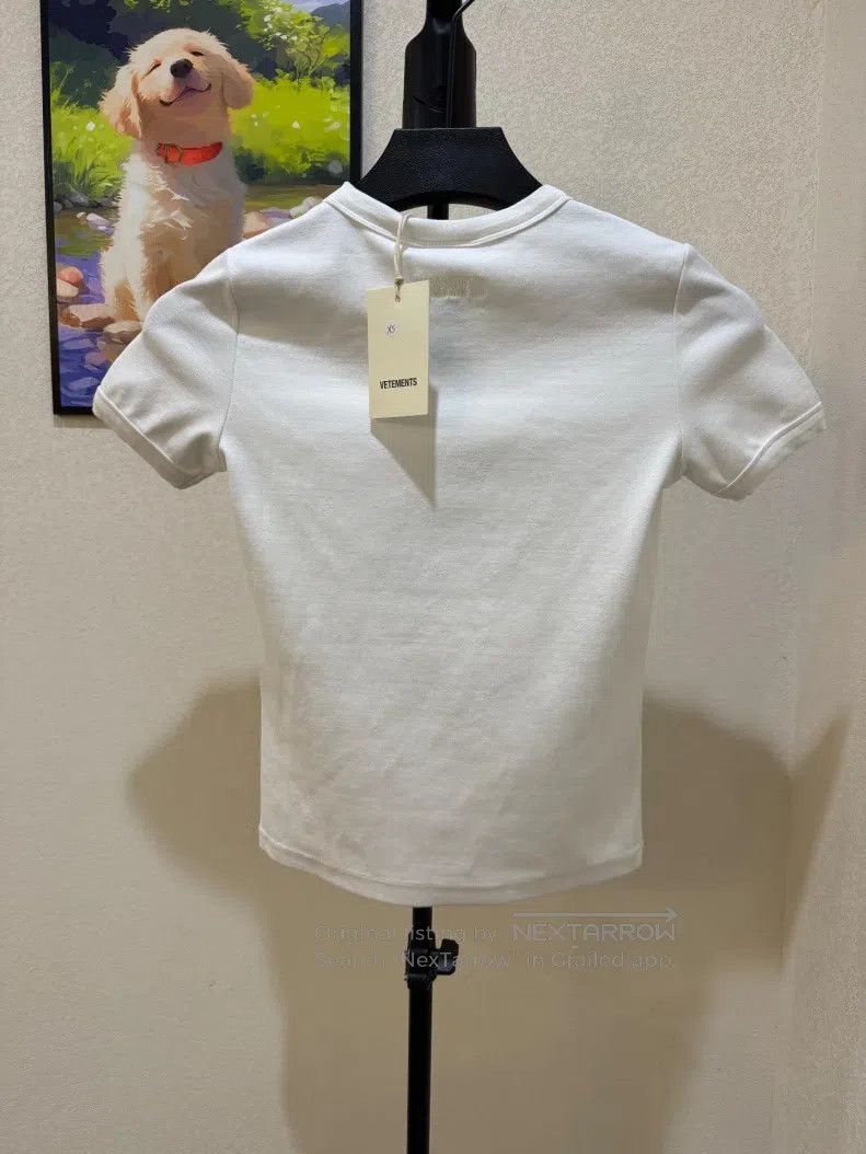Vetements Vetements White Short Sleeve T-Shirt Size XS / US 0-2 / IT 36-38 - 2 Thumbnail
