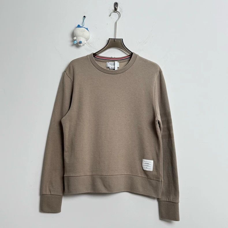 Thom Browne Thom Browne size3 Brown four stripe arm hoodie Size US L / EU 52-54 / 3 - 1 Thumbnail