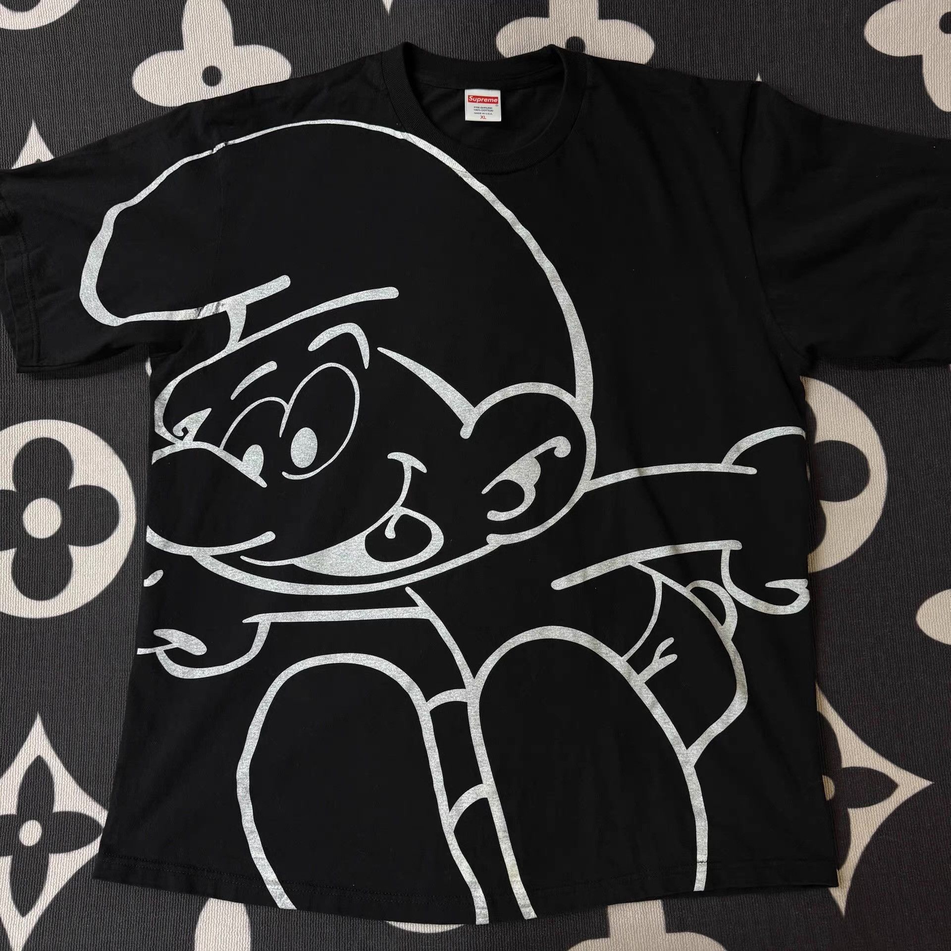 Supreme Supreme Smurfs Black Short Sleeve Q10 Size US XL / EU 56 / 4 - 1 Thumbnail