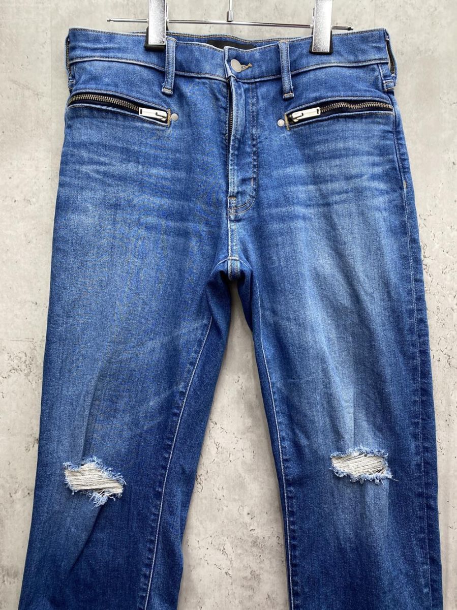 GU × Undercover GU x UNDERCOVER Slim Damaged Denim Pants Blue Size S Size US 28 / EU 44 - 3 Thumbnail