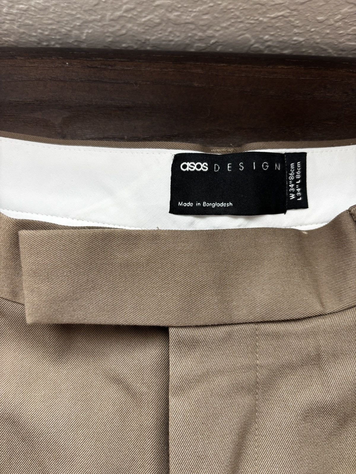 Asos ASOS BAGGY SUIT PANTS Size US 34 / EU 50 - 4 Thumbnail