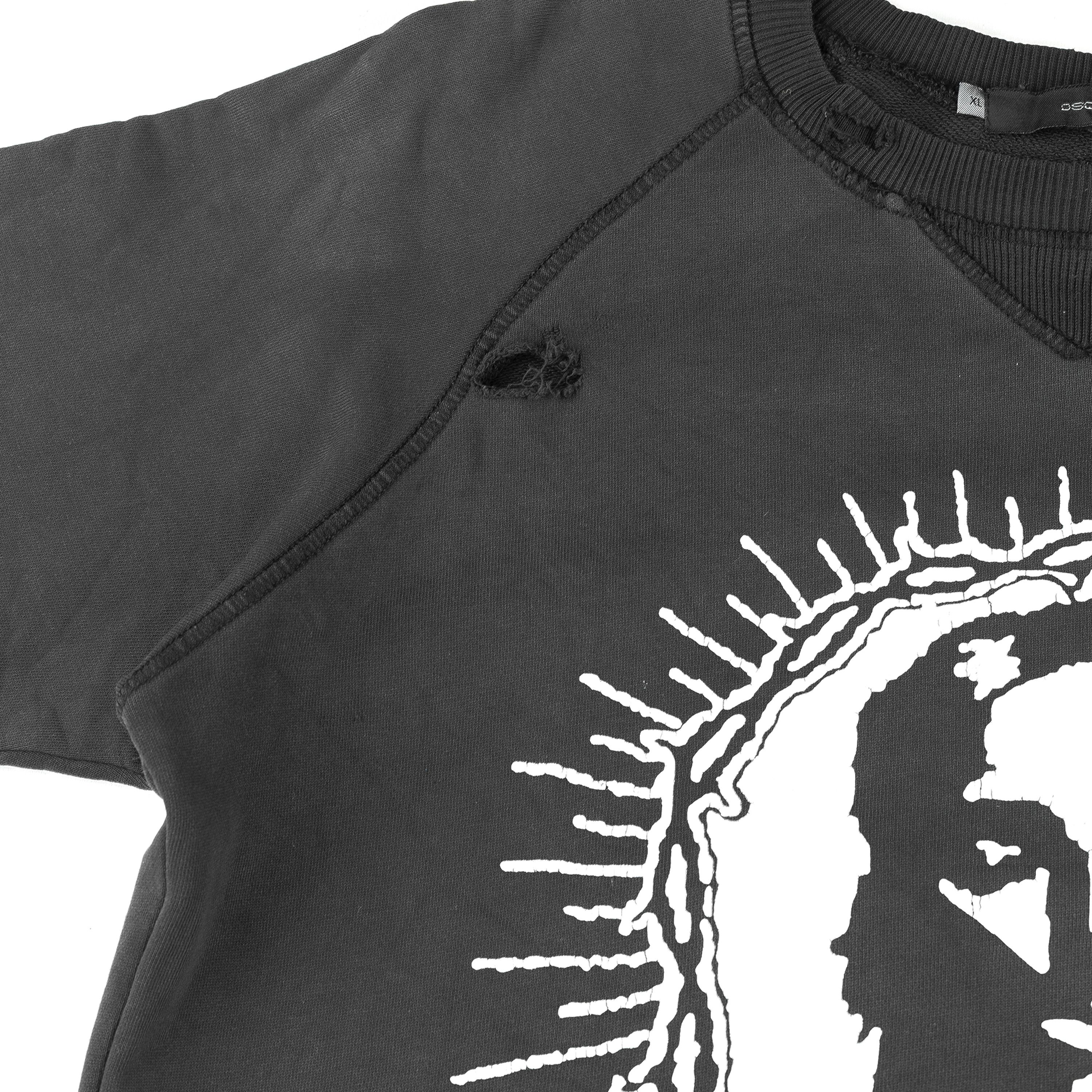 Dsquared2 DSQUARED2 “Jesus Is Life” Black Sweatshirt Top (XL) Size US XL / EU 56 / 4 - 4 Thumbnail